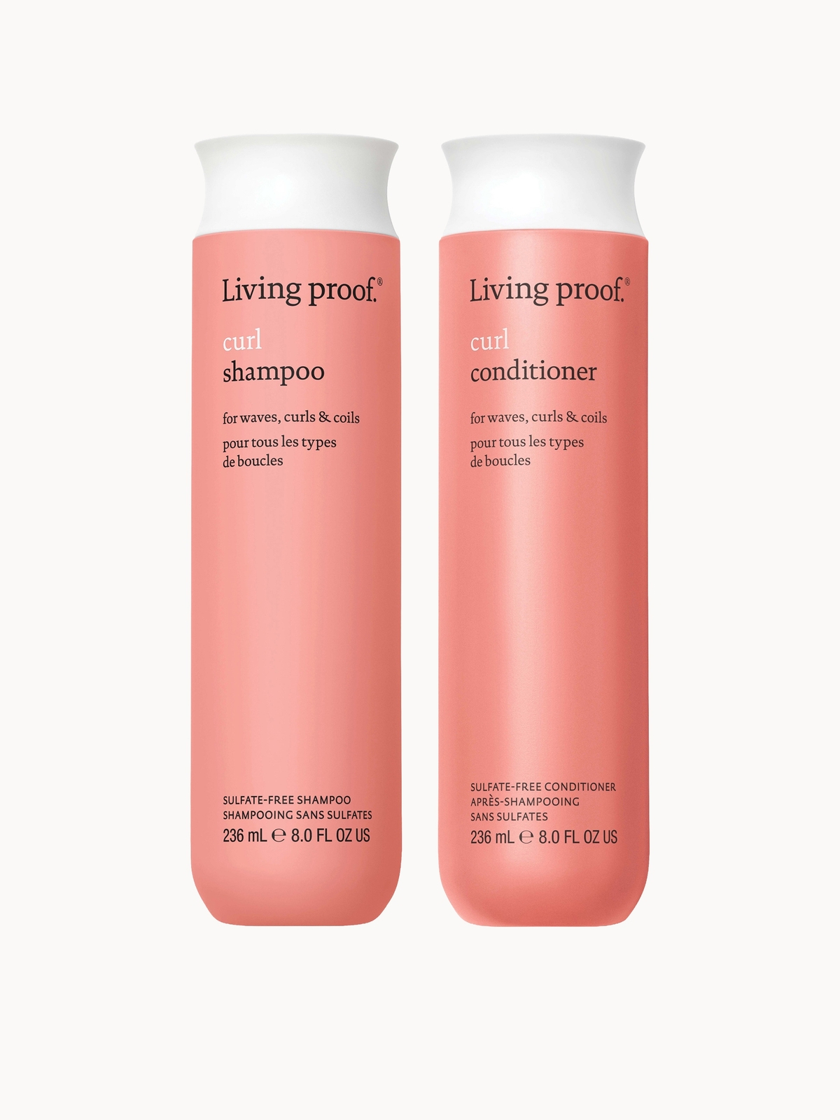 Living Proof Curl Shampoo and Conditioner Bundle for Stronger, Hydrated, Healthier Looking Curls