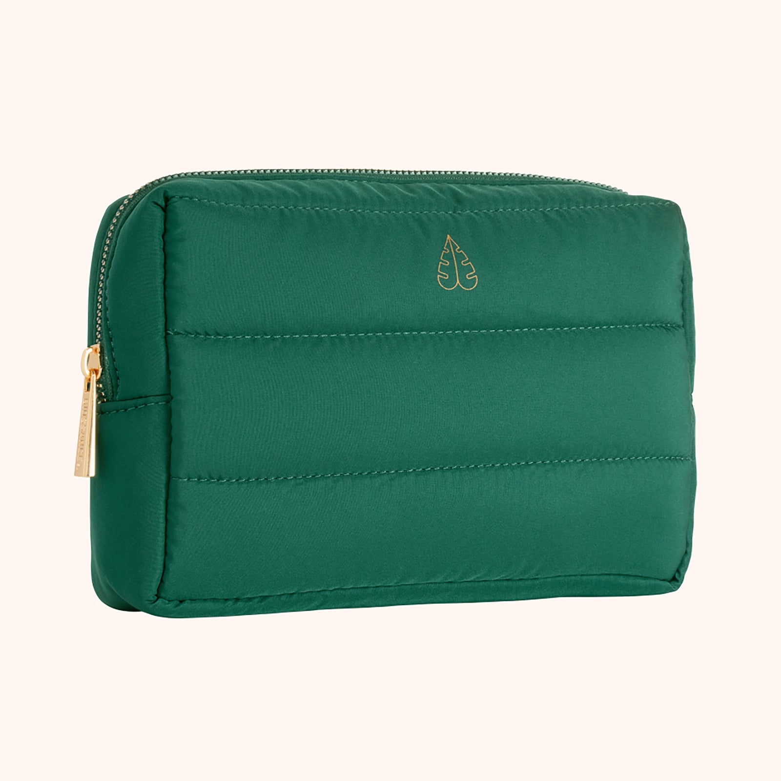 Teal Puff Cosmetic Bag