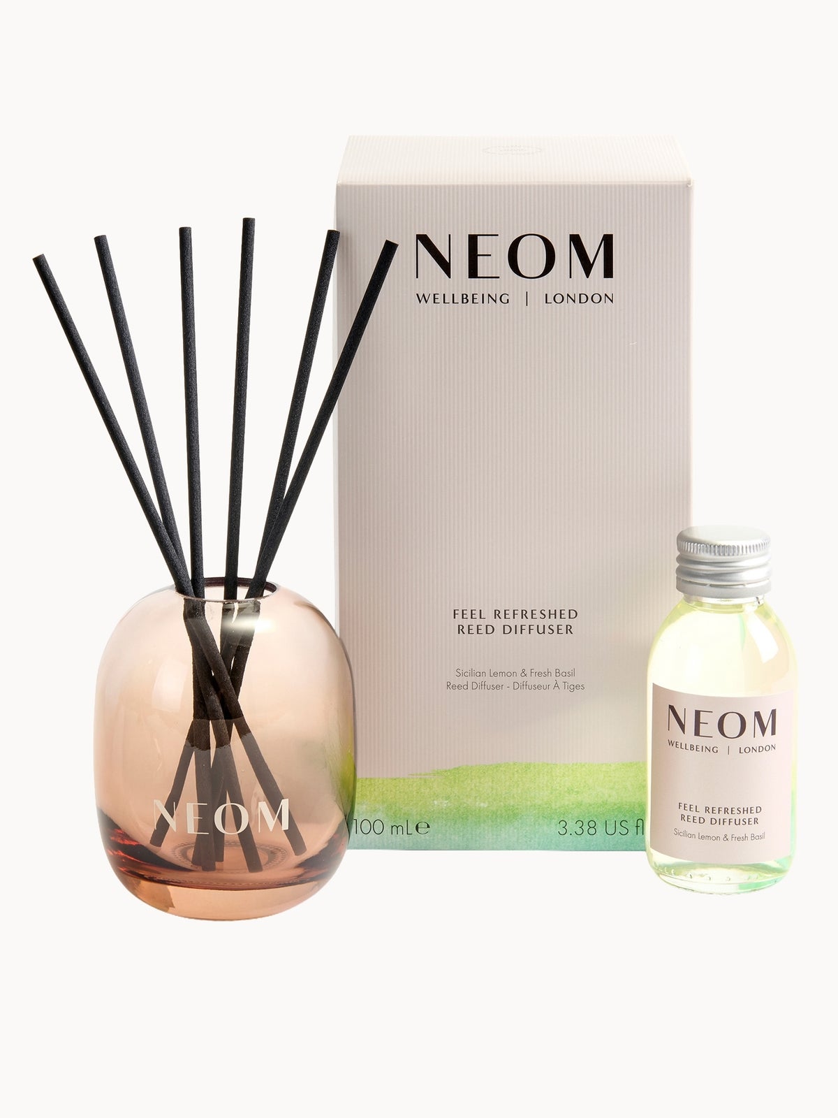 NEOM Wellbeing Feel Refreshed Reed Diffuser 100ml 3