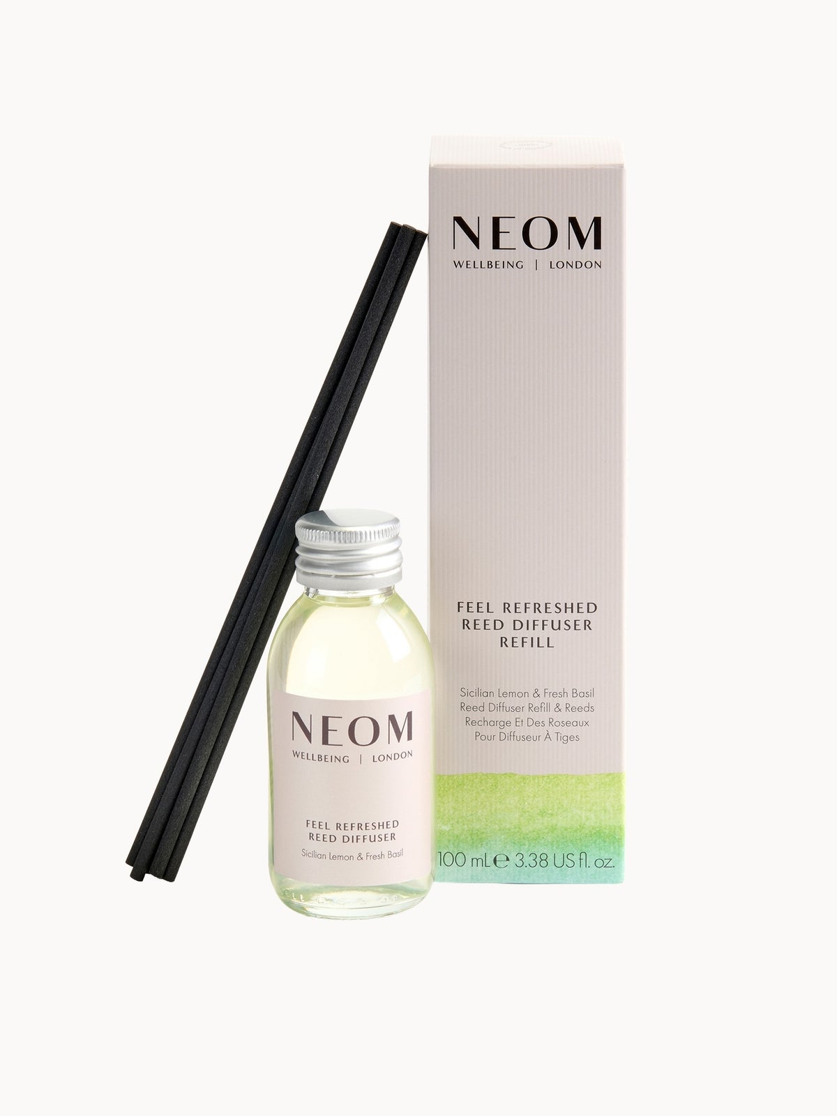 NEOM Wellbeing Feel Refreshed Reed Diffuser Refill 100ml