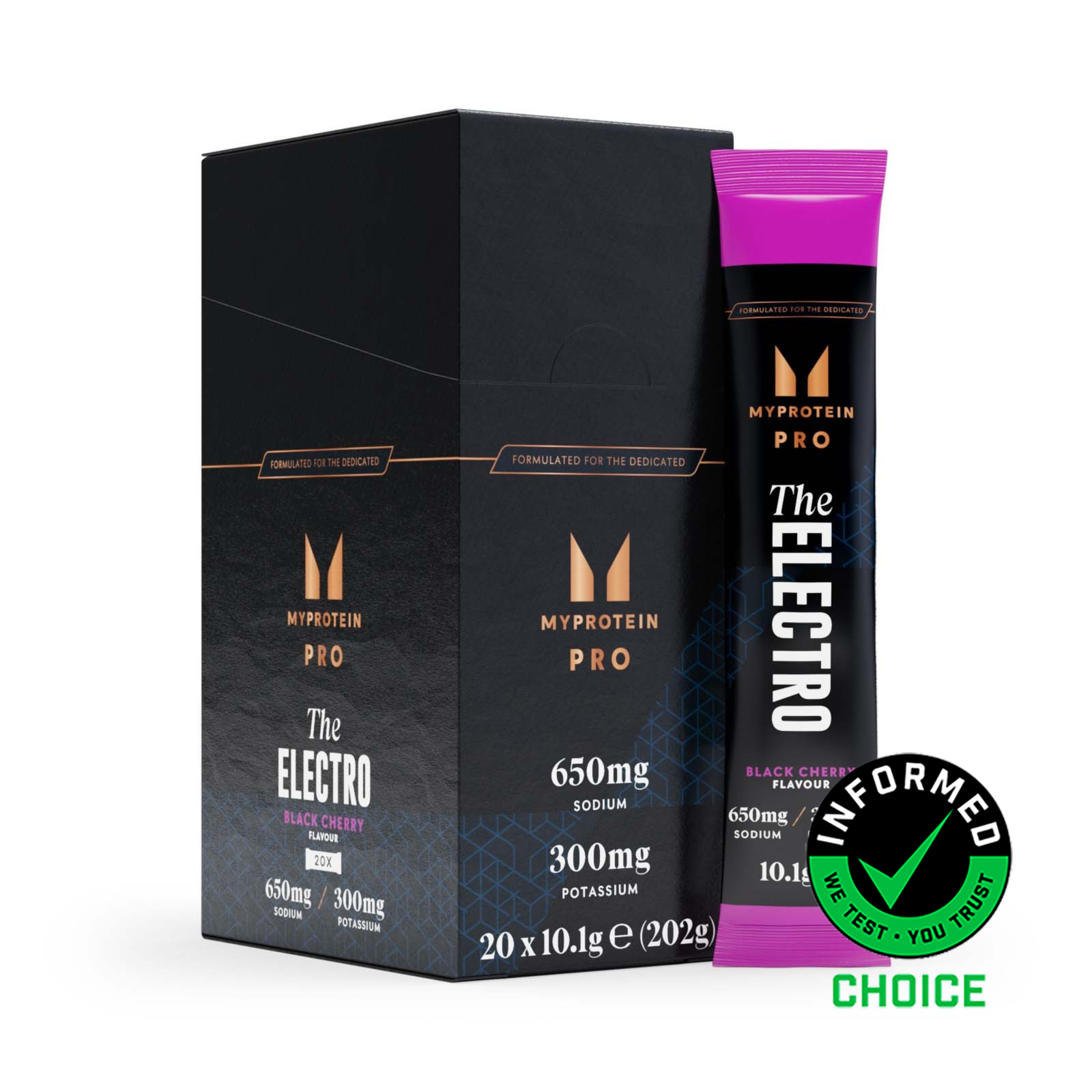 Myprotein UK MyProtein THE Electro | Electrolyte Sachets - 20 x 10.1g - Black Cherry