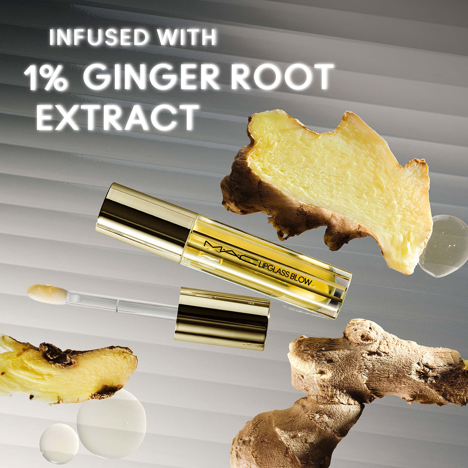 Thumbnail - MAC Lipglass Blow Plumping Oil 5ml - Ginger Zinger