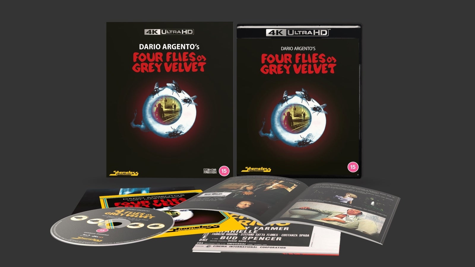 Four Flies on Grey Velvet 4K Ultra HD Limited Collector's Edition
