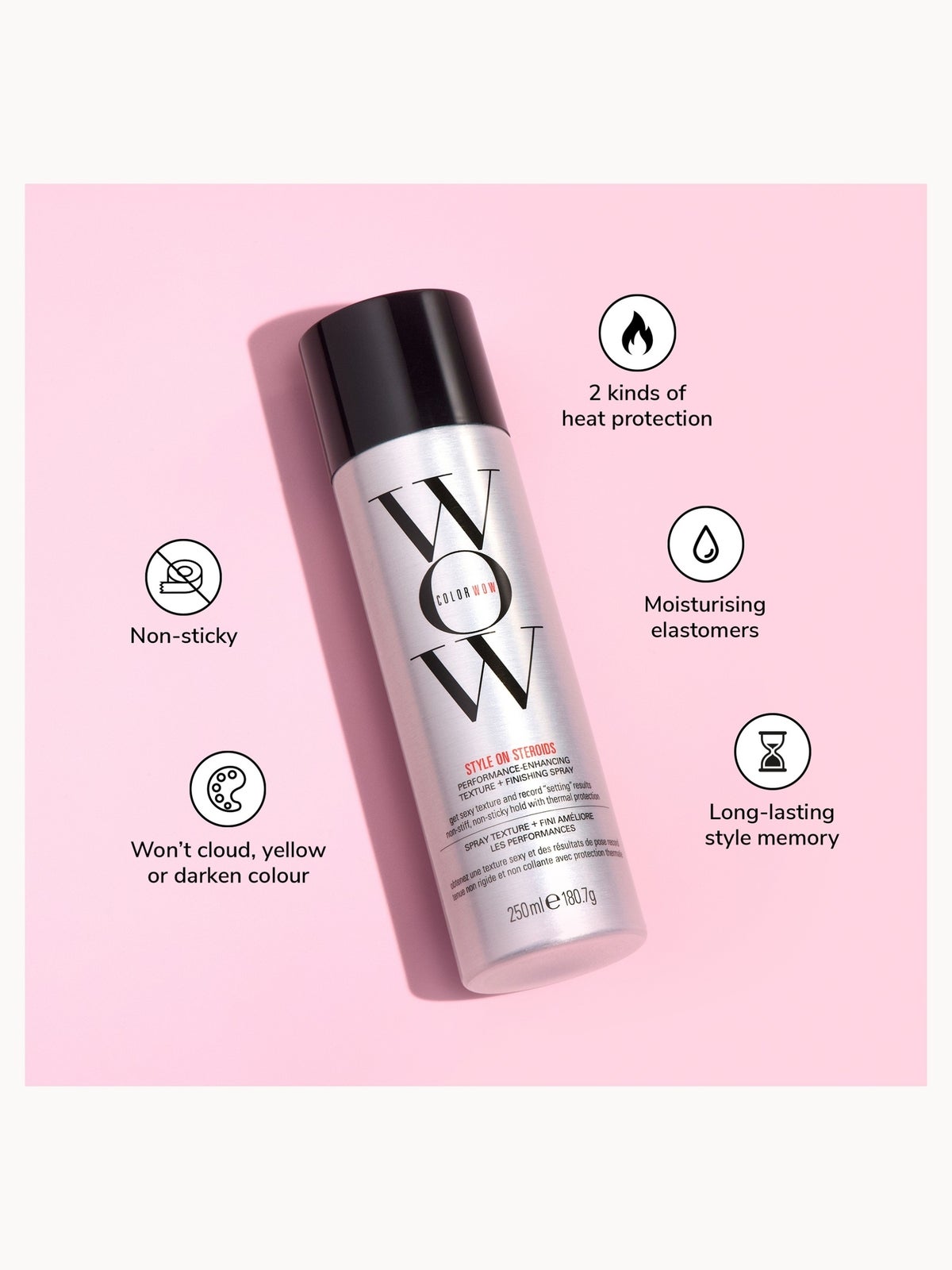 Color Wow Style on Steroids Performance Enhancing Texture + Finishing Spray 250ml 3