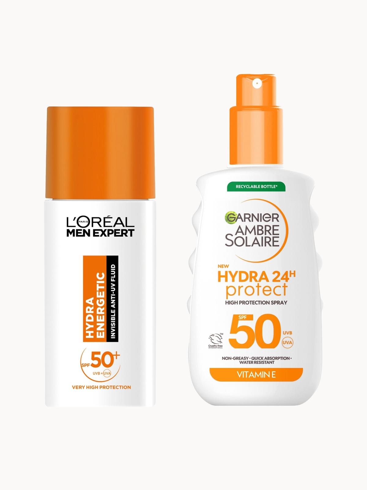 L’Oréal Paris Men Expert x Ambre Solaire SPF50 Face & Body Hydrating Suncream Bundle