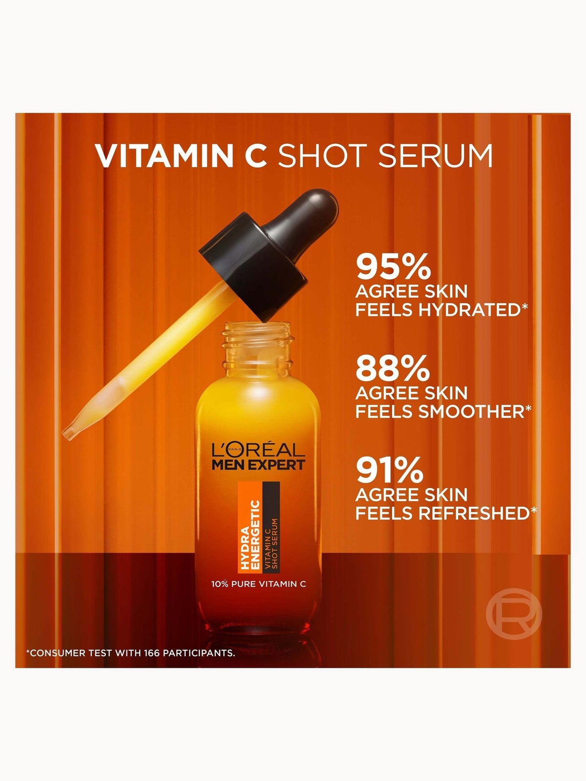 L'Oréal Paris Men Expert Hydra Energetic Vitamin C Serum & SPF50+ Invisible Fluid Bundle 2
