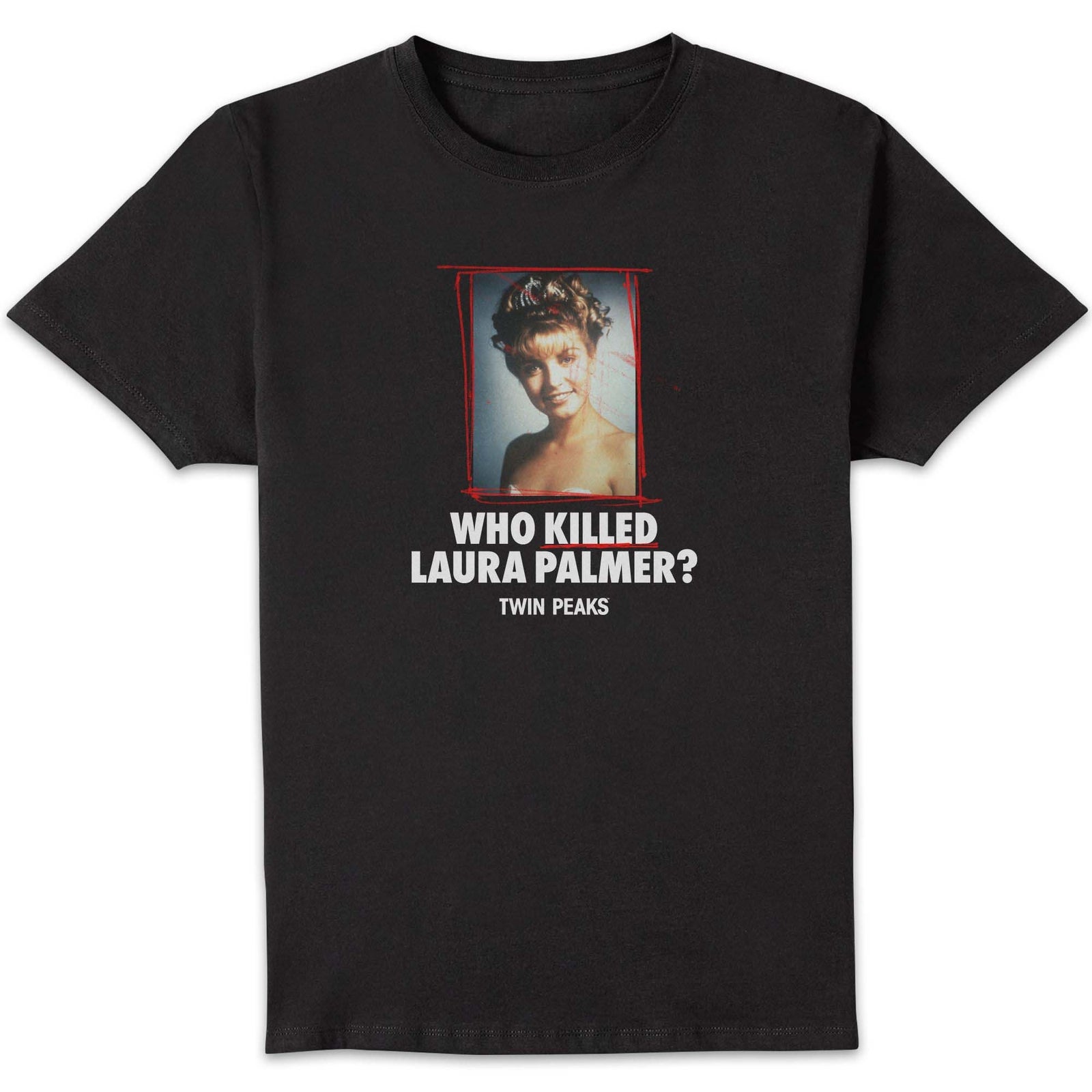 Twin Peaks Who Killed Laura Palmer? Unisex T-Shirt - Black - M