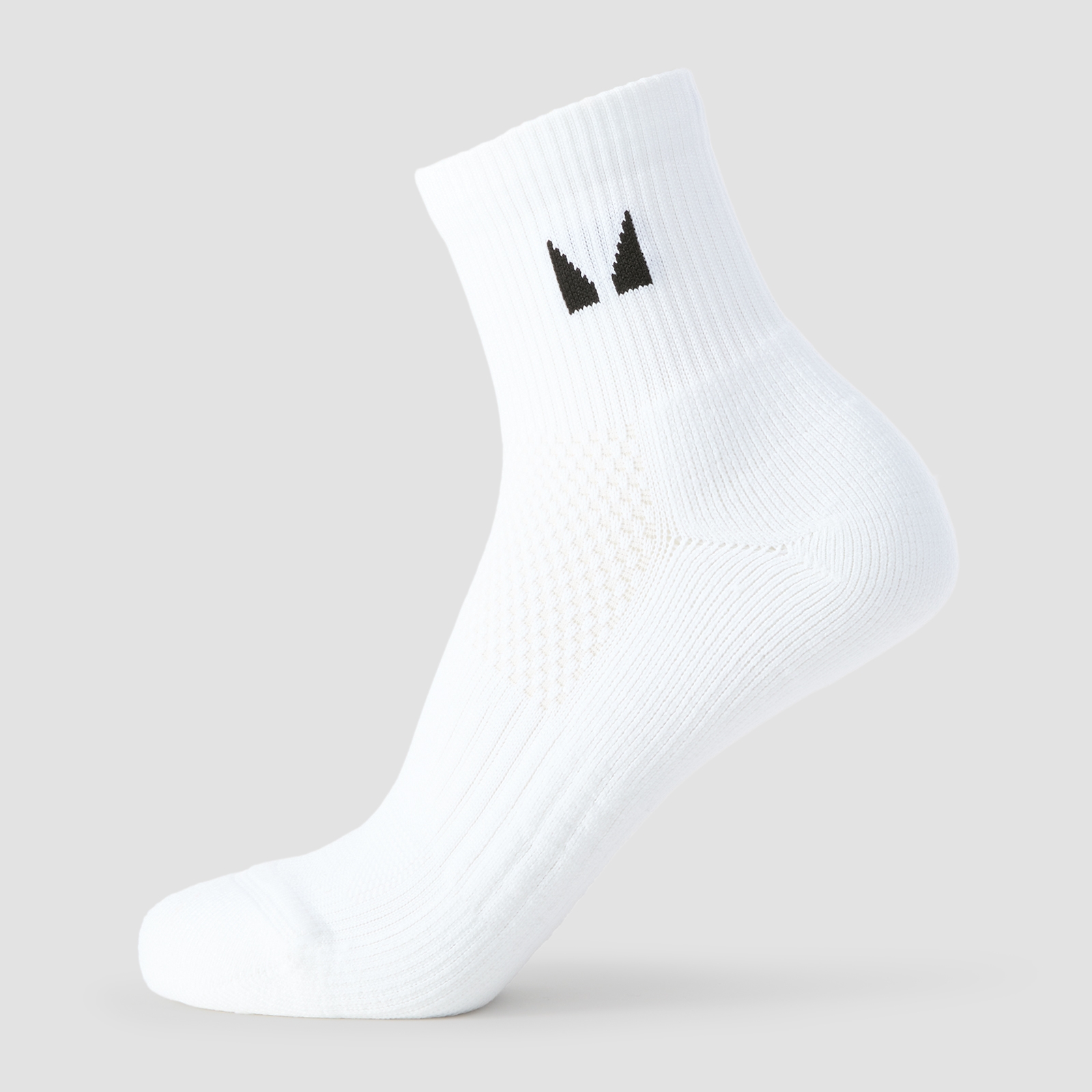MP knöchellange Laufsocken (3er-Pack) – Weiß - UK 9-11