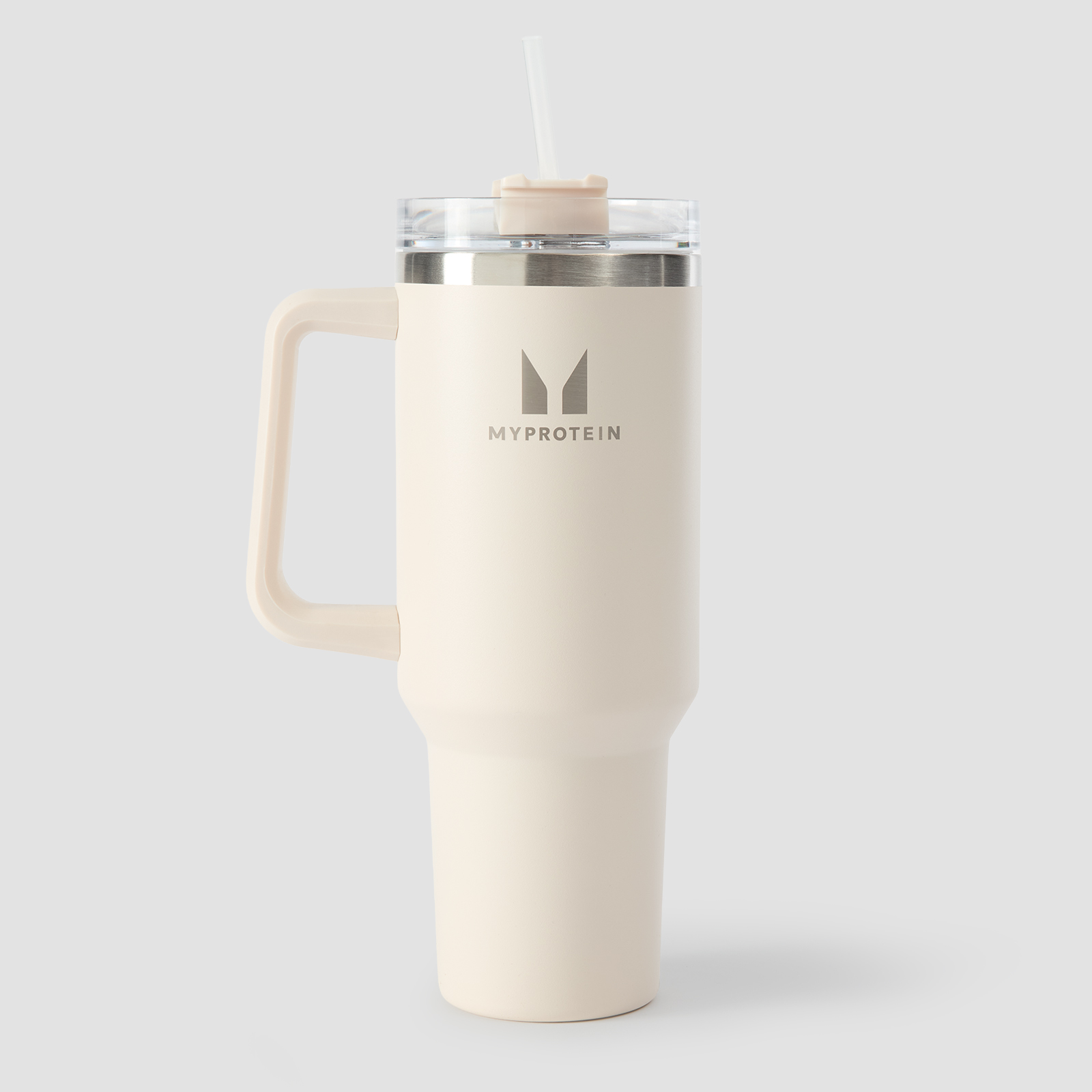 5059883410111 - Myprotein Metal Side Handle Straw Bottle 1200ml - Natural Cream 5059883410111 - Myprotein Metal Side Handle Straw Bottle 1200ml - Natural Cream