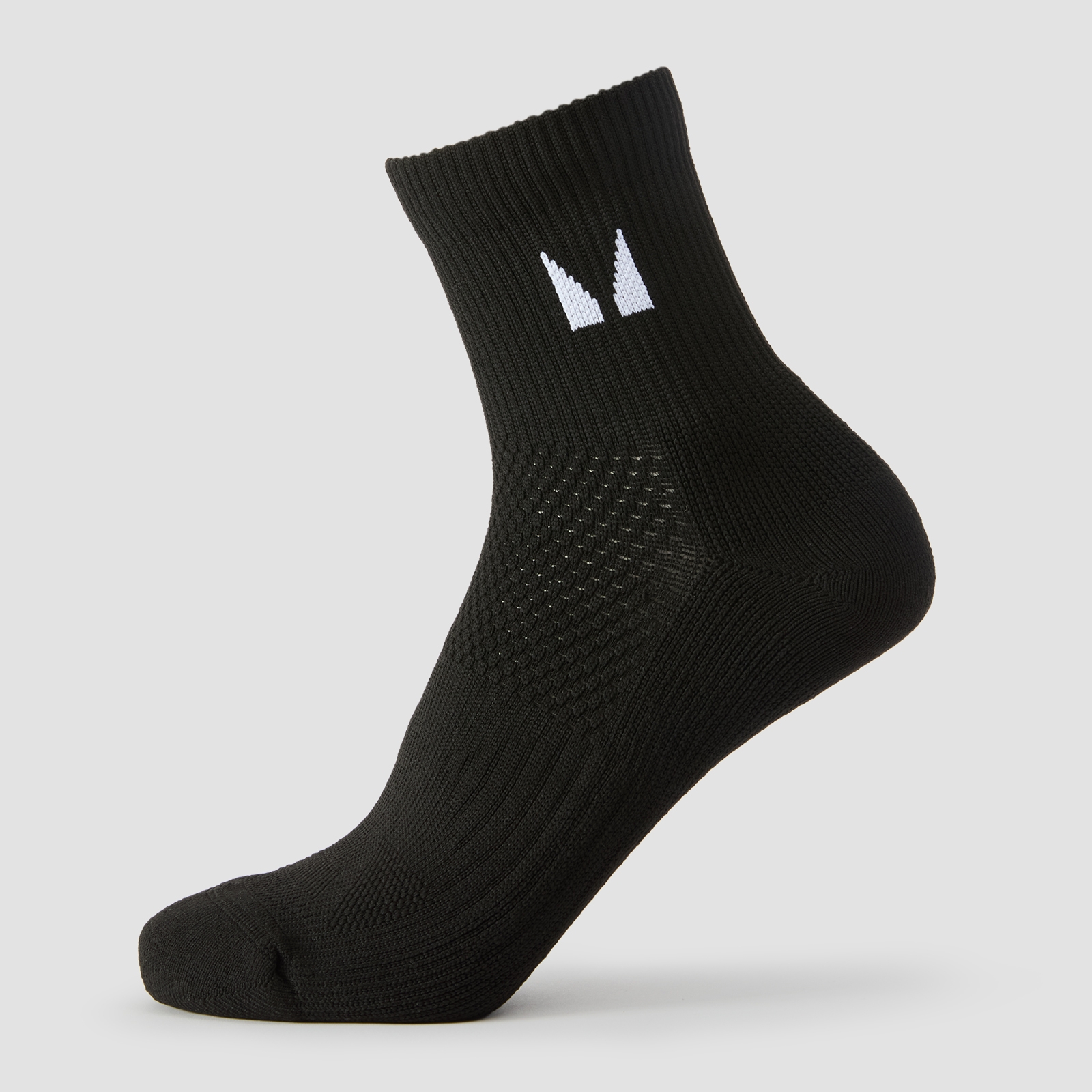MP knöchellange Laufsocken (3er-Pack) – Schwarz - UK 6-8