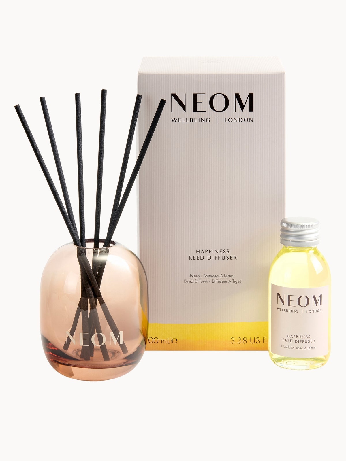 NEOM Wellbeing Happiness Reed Diffuser 100ml 3