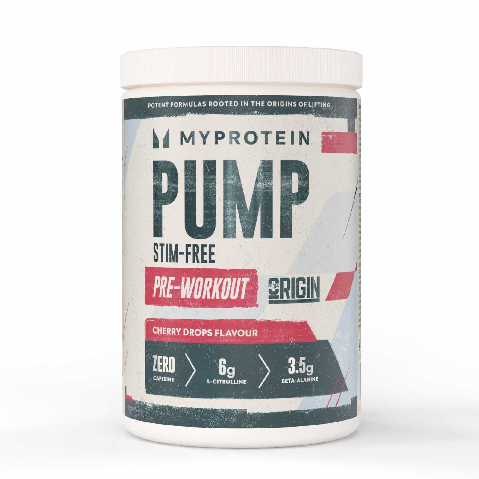 Origin Stim-Free Pre-Workout - 630G - 30servings - Cherry Drops