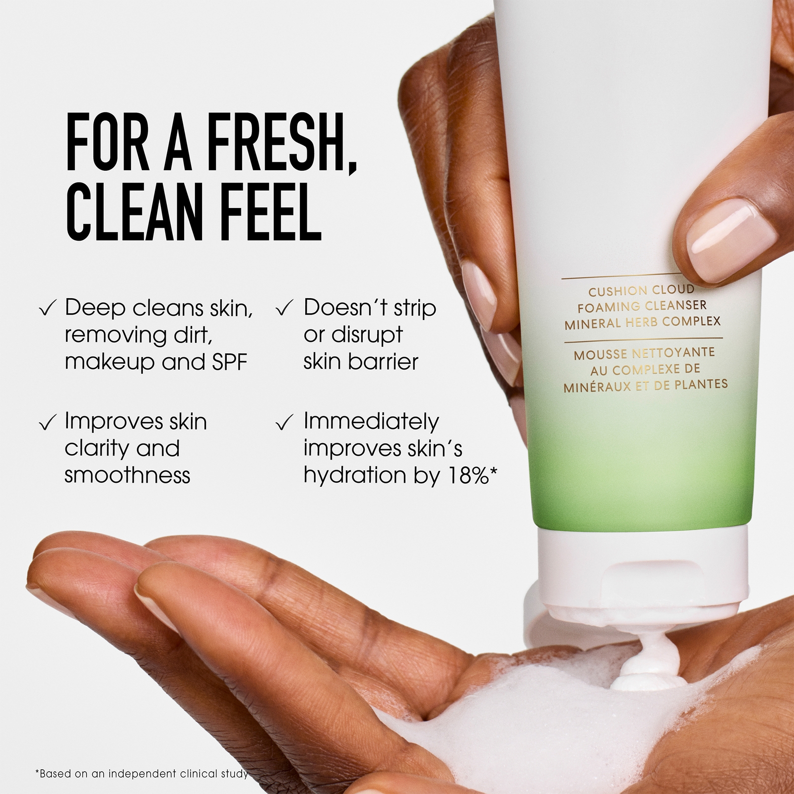 Thumbnail - bareMinerals SKINLONGEVITY Cushion Cloud Foaming Cleanser 120ml