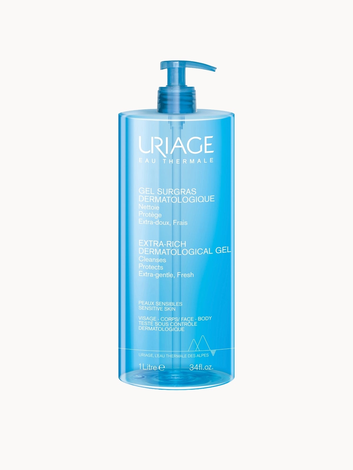 Uriage Extra-Rich Dermatological Cleansing Gel 1L