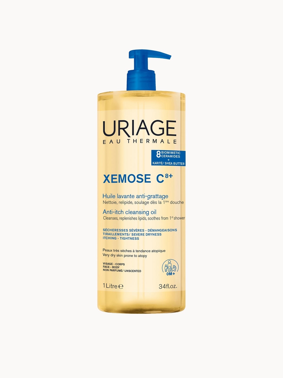 Uriage Xémose Cleansing Soothing Oil 1L