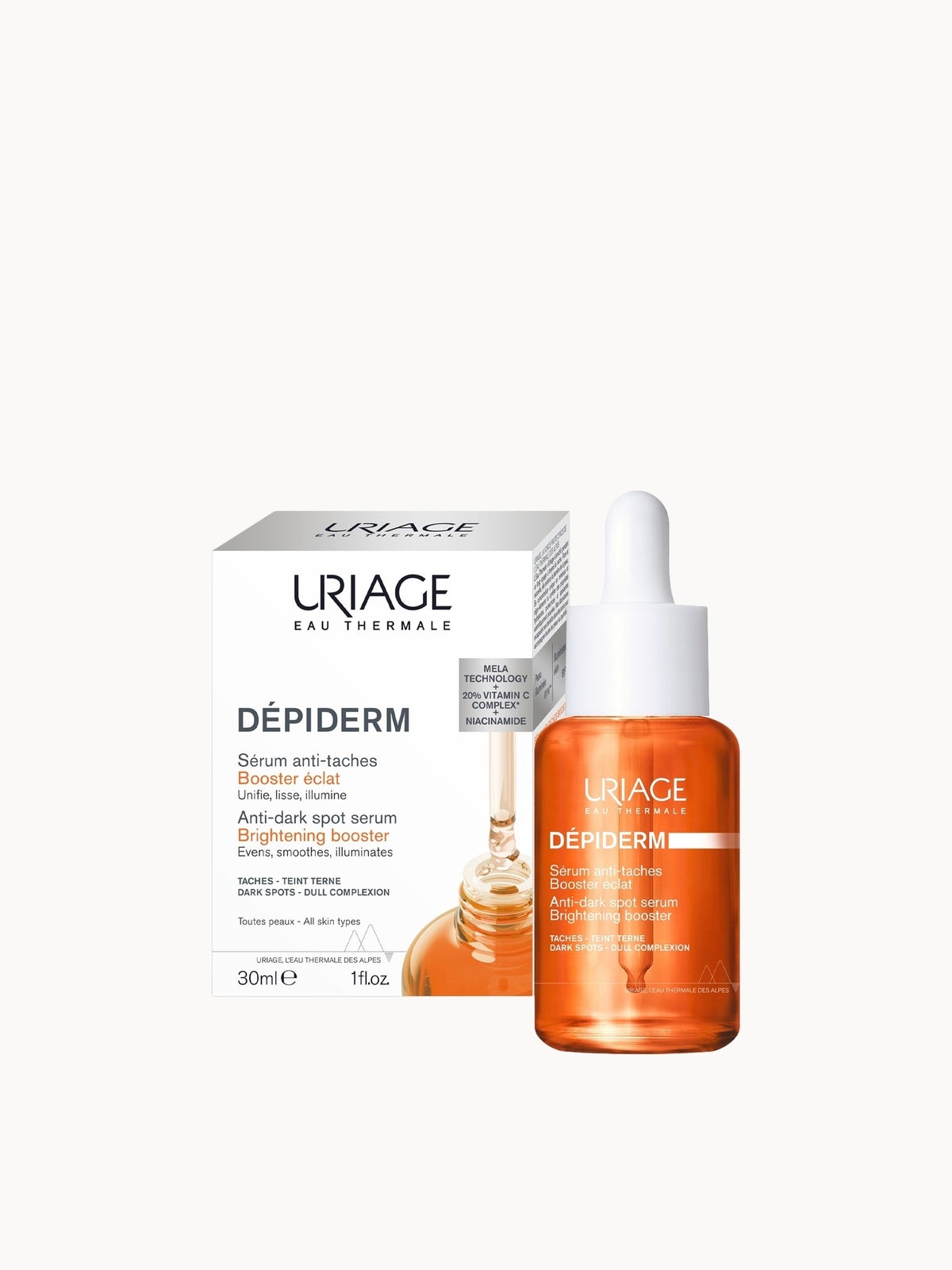 Uriage Dépiderm Anti-Dark Spot Serum Brightening Booster 30ml 2