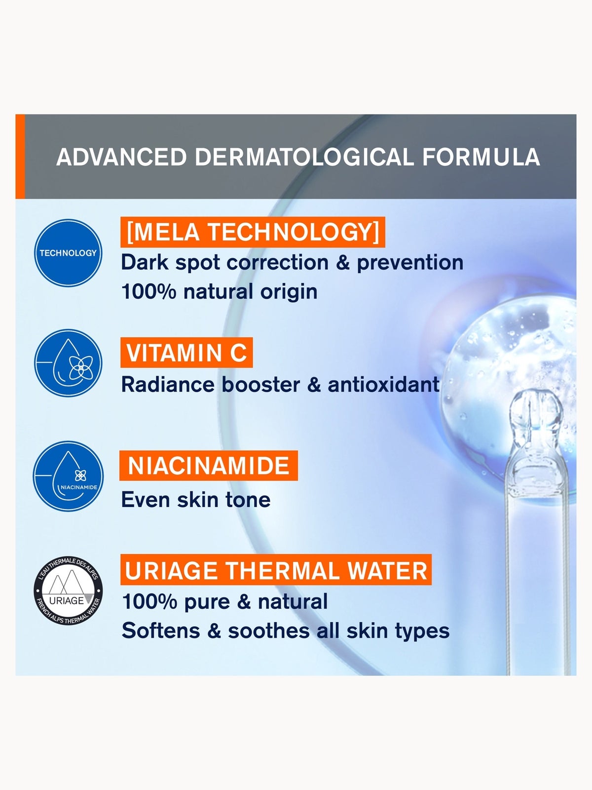 Uriage Dépiderm Brightening Cleansing Foaming Cream 100ml 4