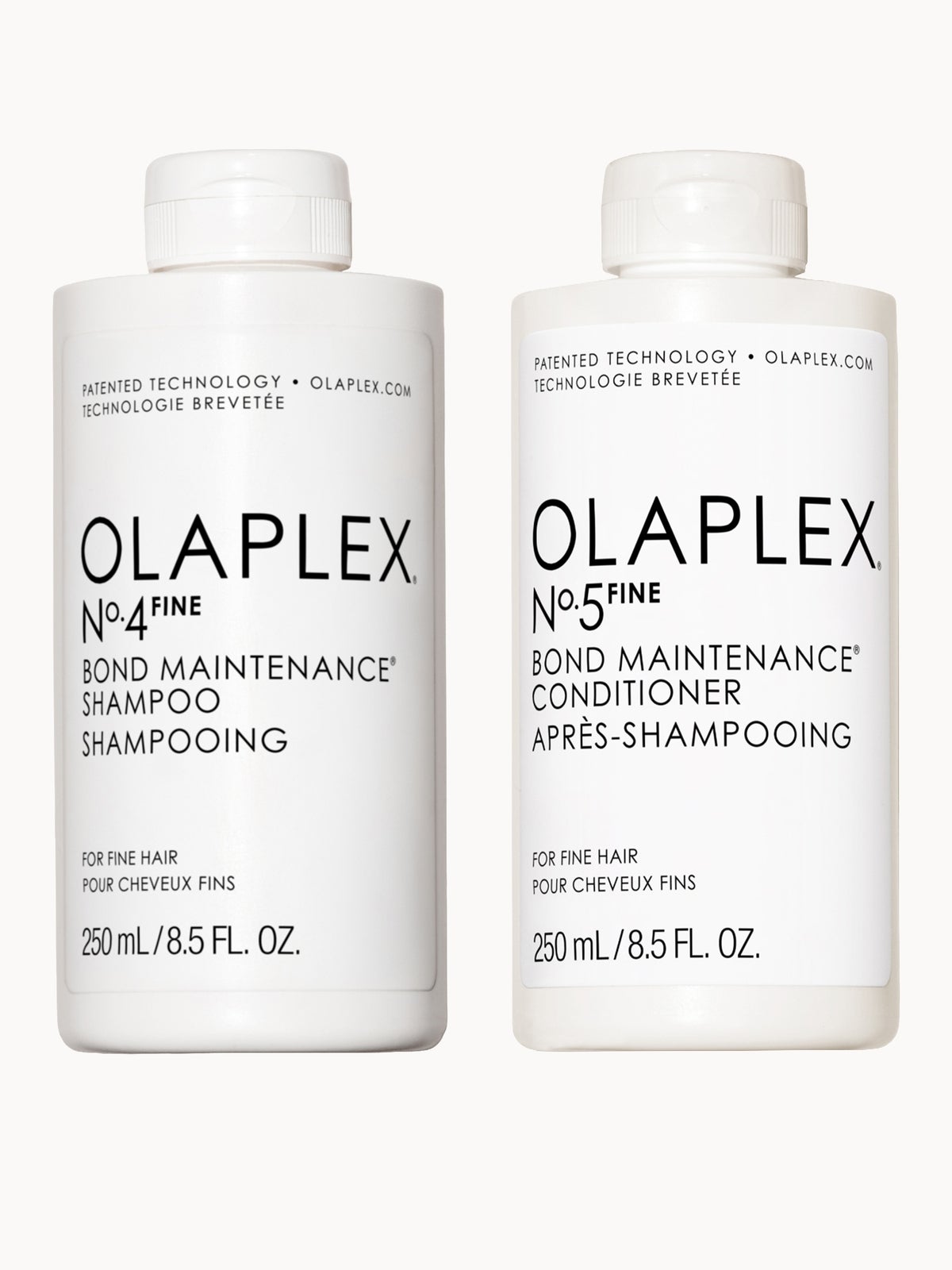 Olaplex No.4 and No.5 Fine Shampoo and Conditioner Duo 250ml