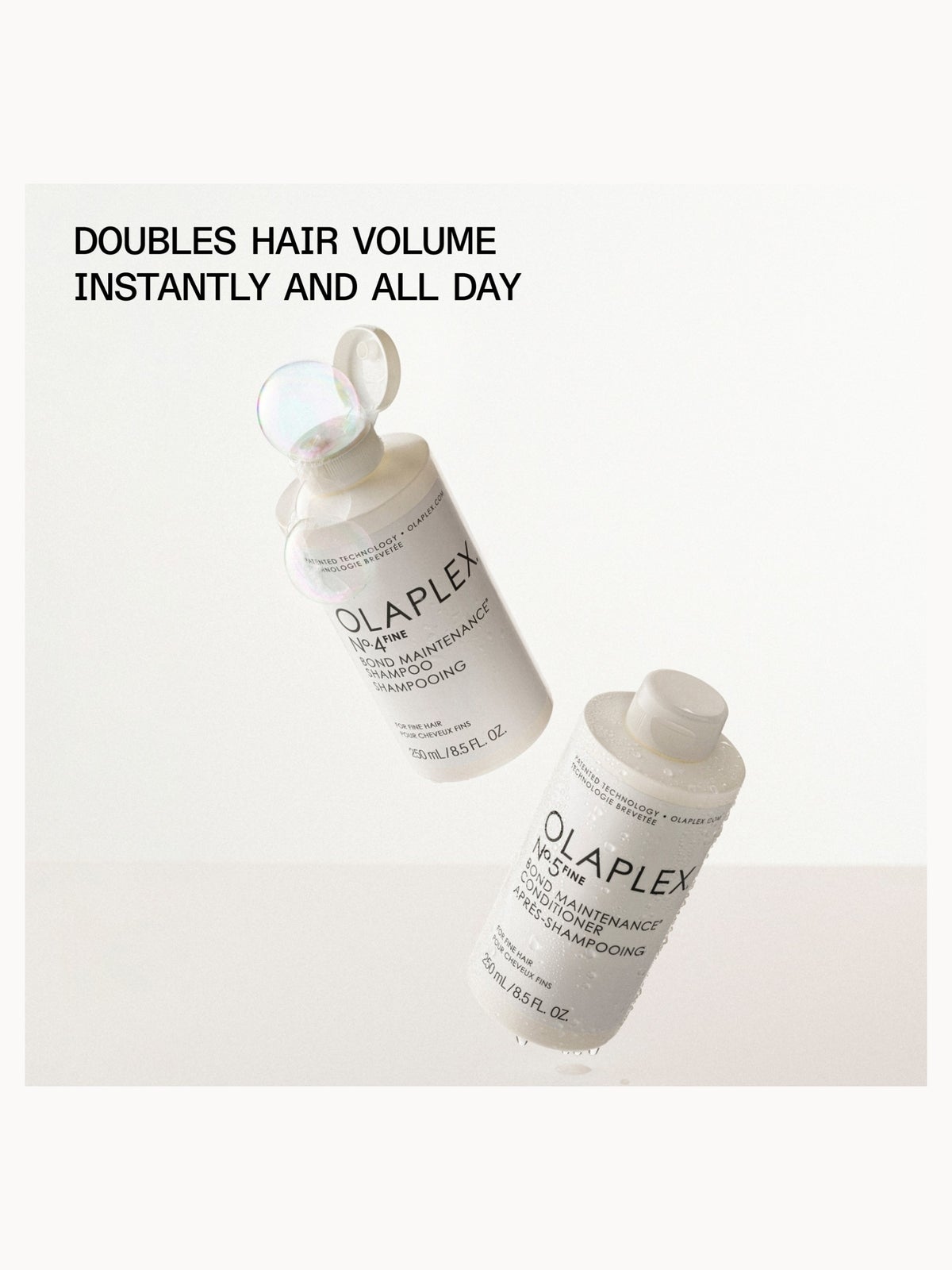 Olaplex No.4 and No.5 Fine Shampoo and Conditioner Duo 250ml 2