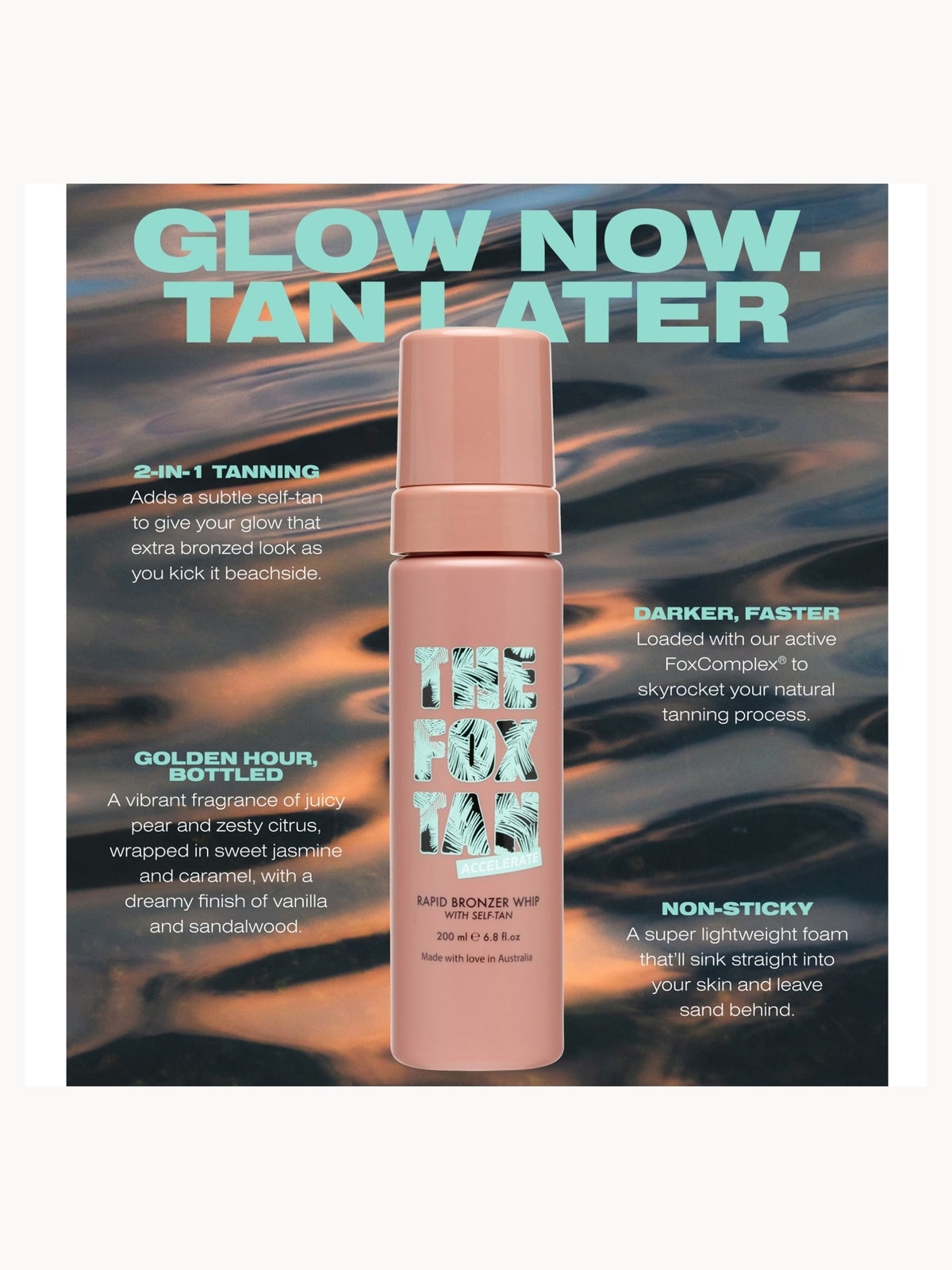 The Fox Tan Rapid Bronzing Whip 200ml 4