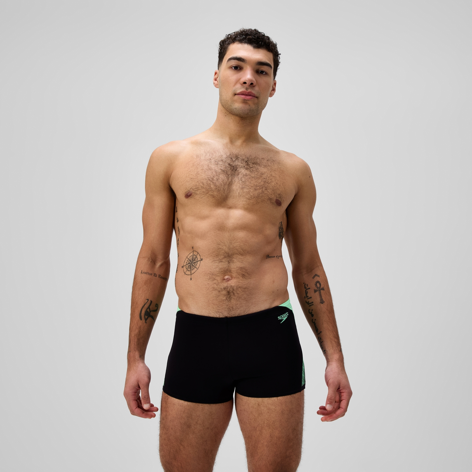 Men's Hyperboom Splice Aquashort Black/Green