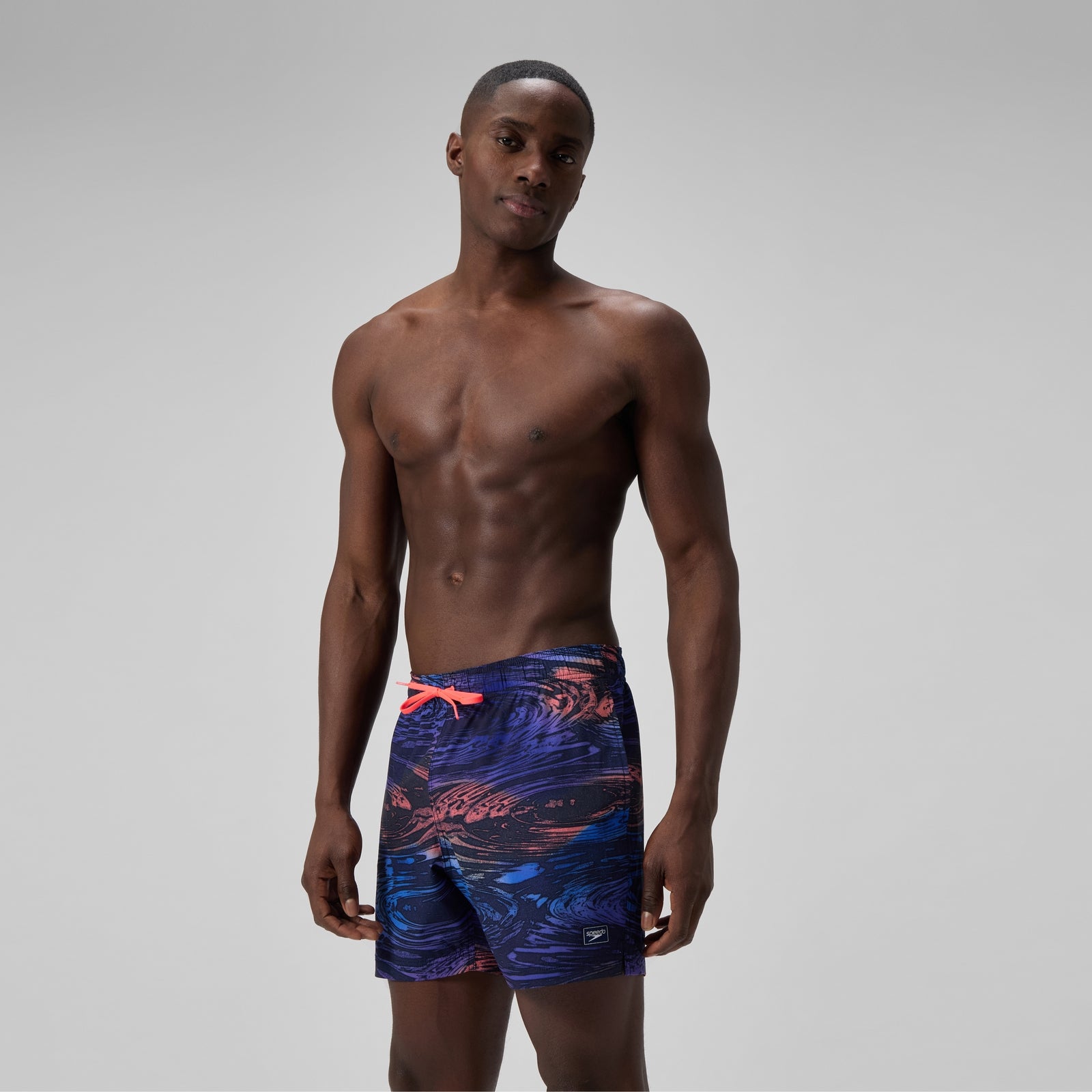 Men's Redondo Edge Printed 16" Swim Shorts Blue