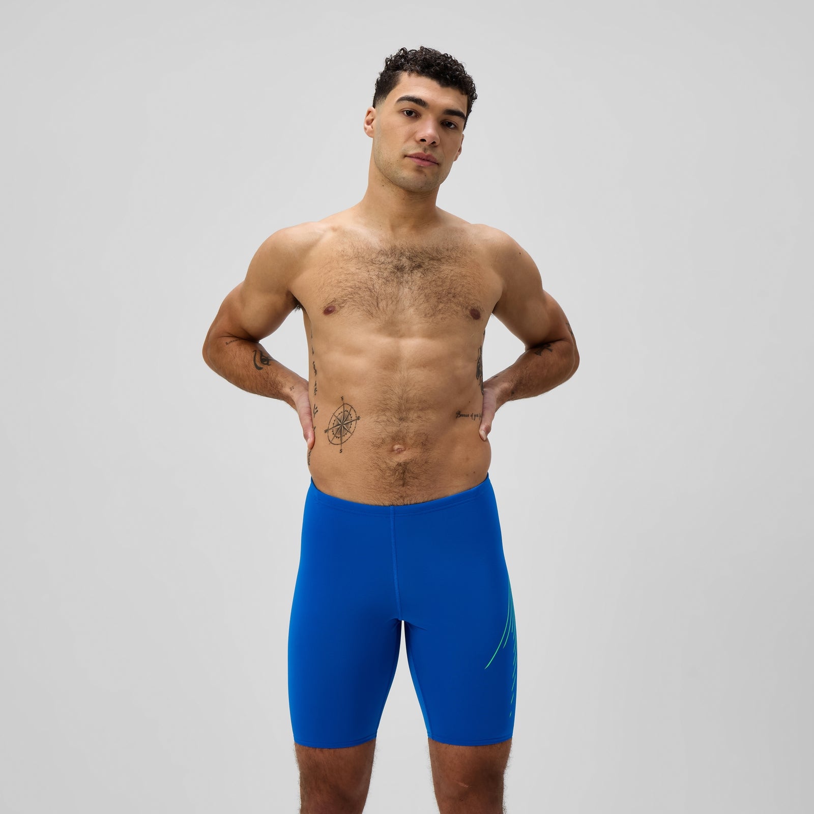 Men's Hyperboom Placement Jammer Blue/Green