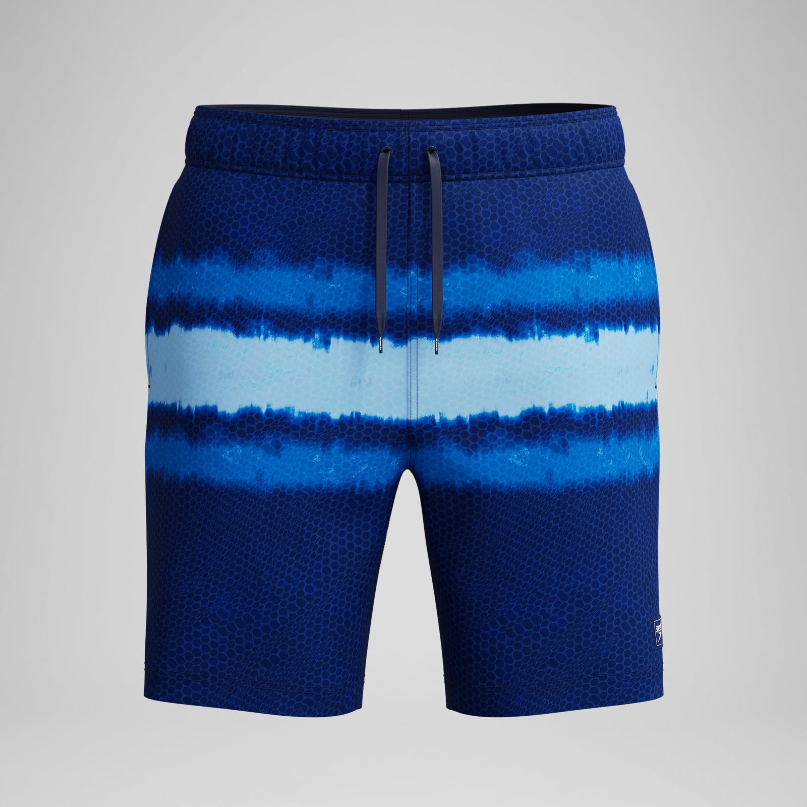 Men's Redondo Edge Printed 18" Swim Shorts Navy/Blue