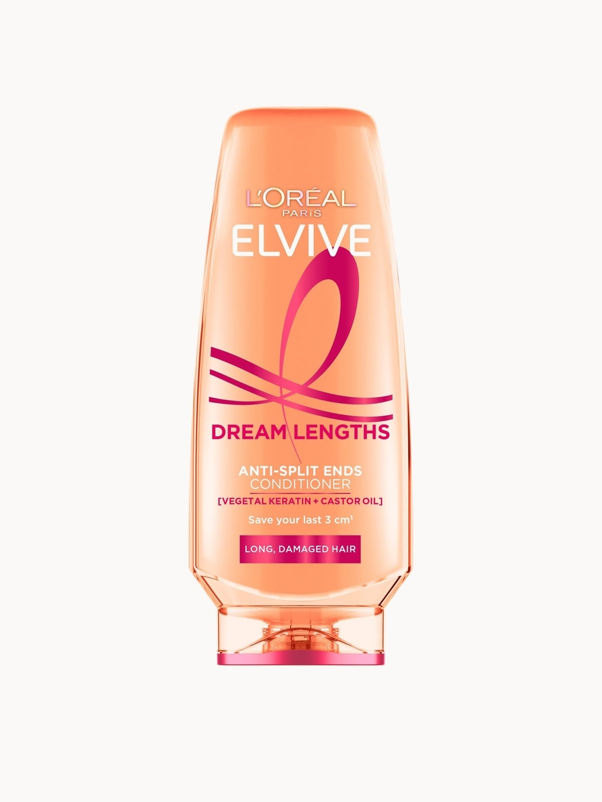 L'Oréal Paris Elvive Dream Lengths Anti-Split Ends Conditioner with Vegetal Keratin & Castor Oil for Long Hair 500ml