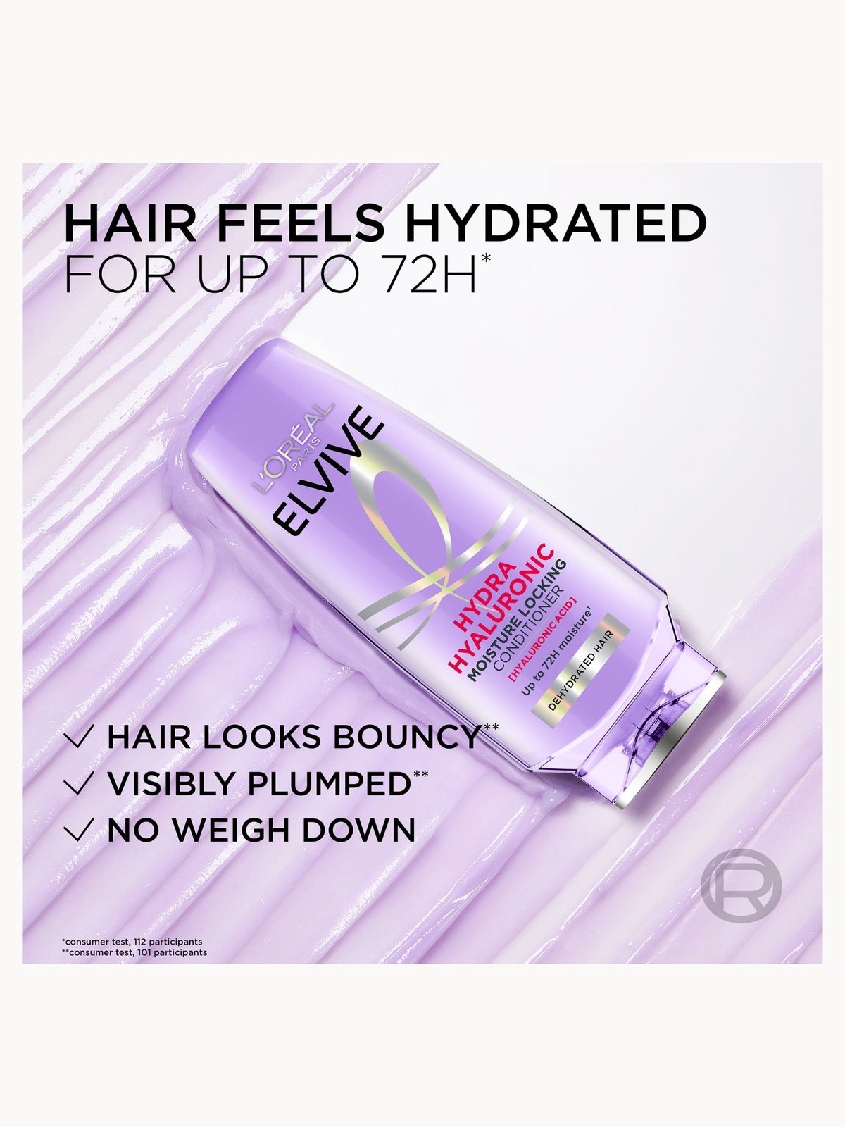 L'Oréal Paris Elvive Hydra Hyaluronic Moisture Boosting Conditioner 400ml 3