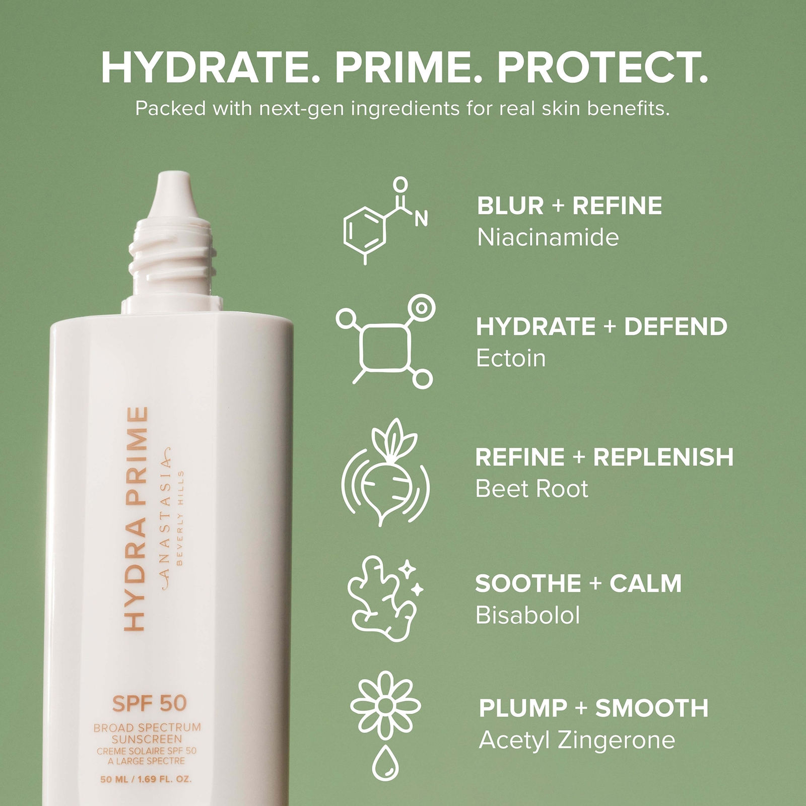Thumbnail - Anastasia Beverly Hills Hydra Prime SPF 50 - 50 mL