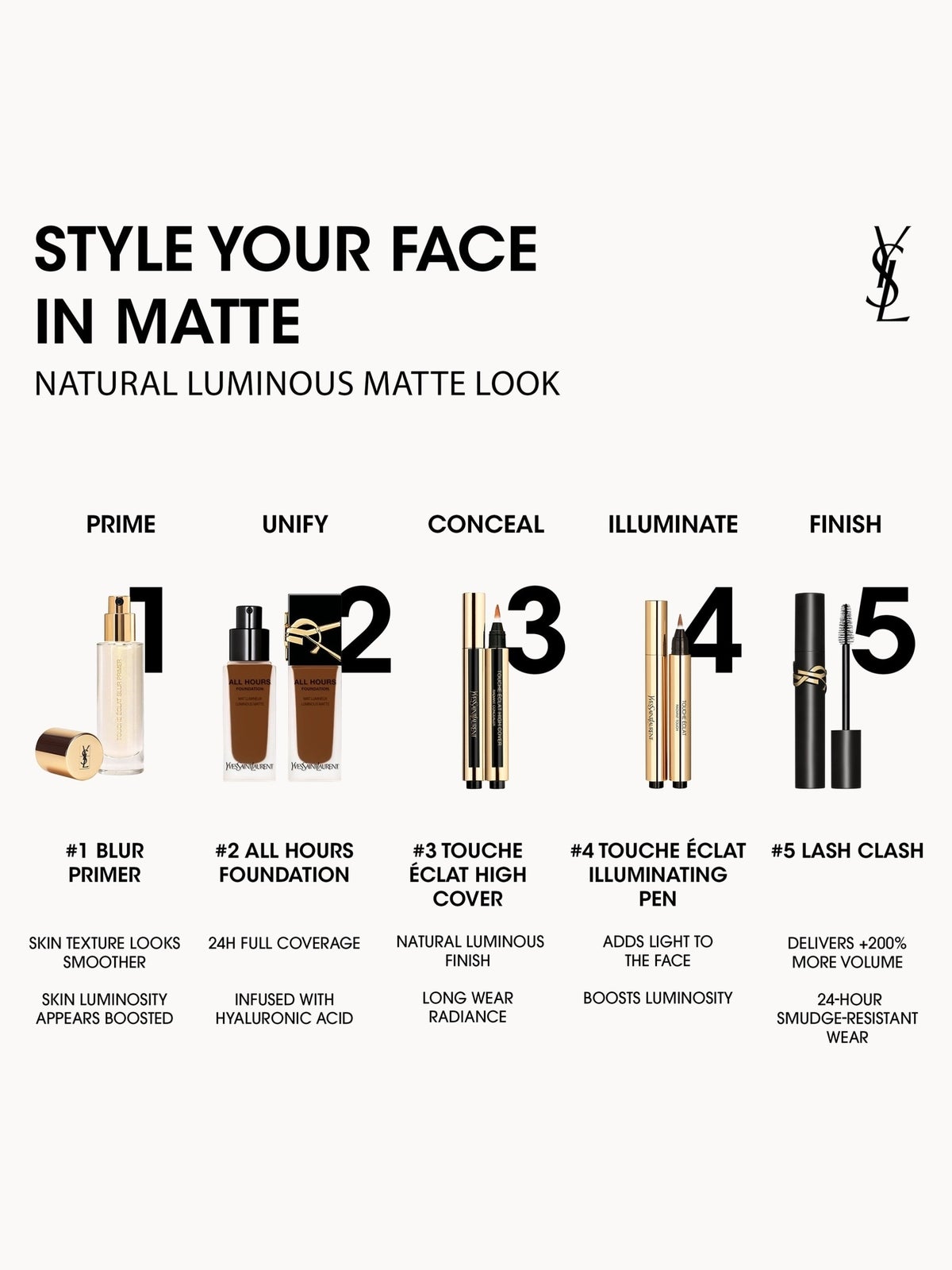 Yves Saint Laurent Touche Éclat Illuminating Pen 2.5ml (Various Shades) - 7 4