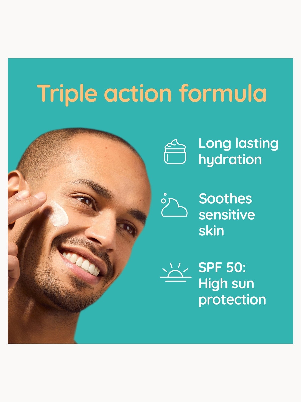 Aveeno Face Calm & Restore Moisturising Lotion SPF 50 50ml 2