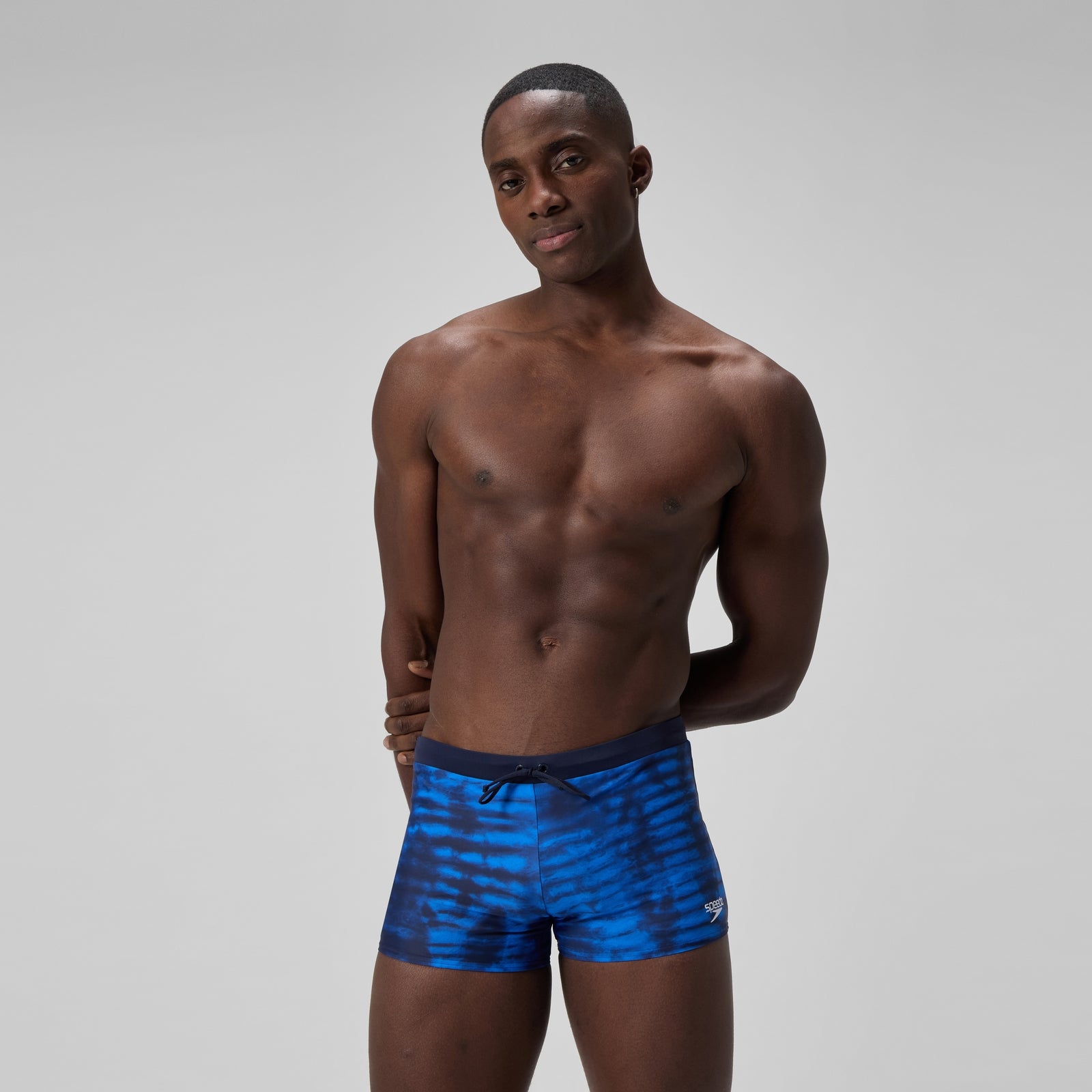 Speedo Herren Valmilton Aquashorts Mit Allover-Print Marineblau/Blau