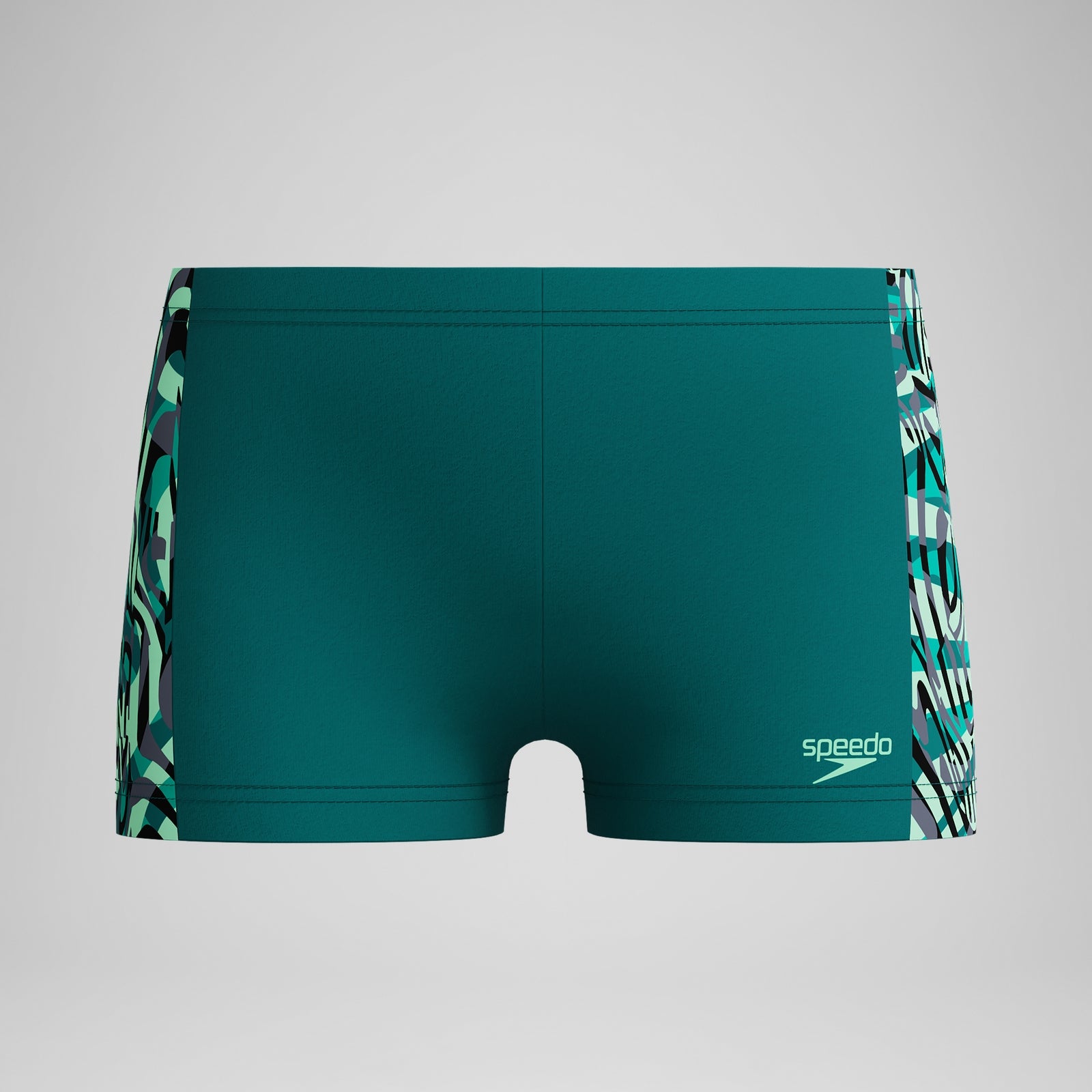 Boys Panel Aquashort Green