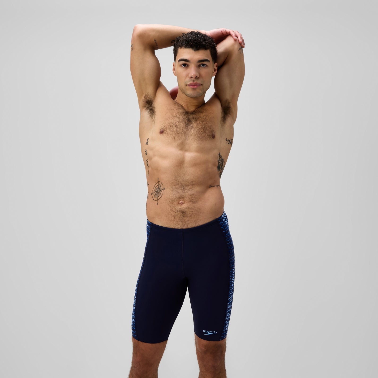 Speedo Herren Endurance+ Max Tech Panel Schwimmhose Marineblau/Blau