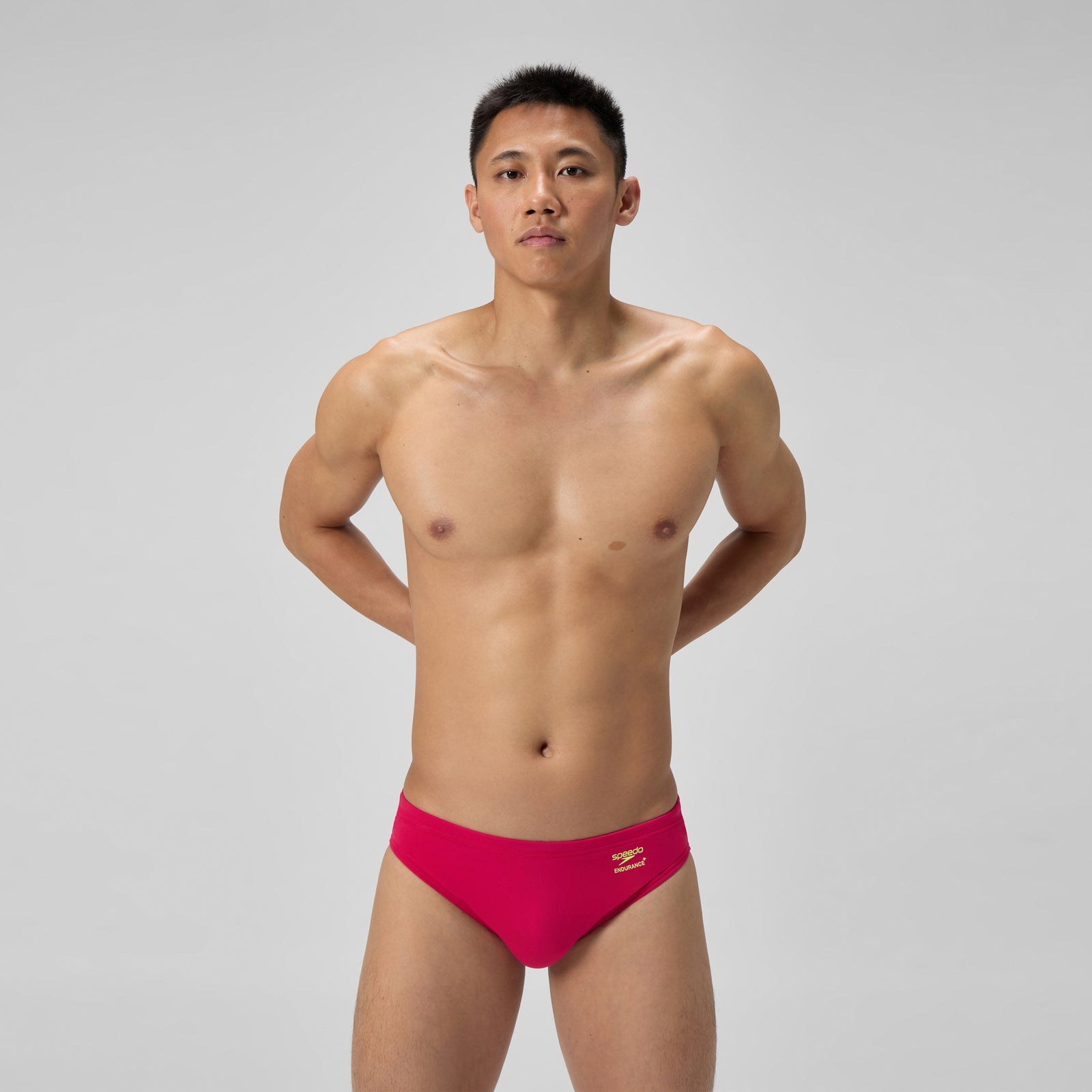 Herren Club Training Solid Badehose Rot