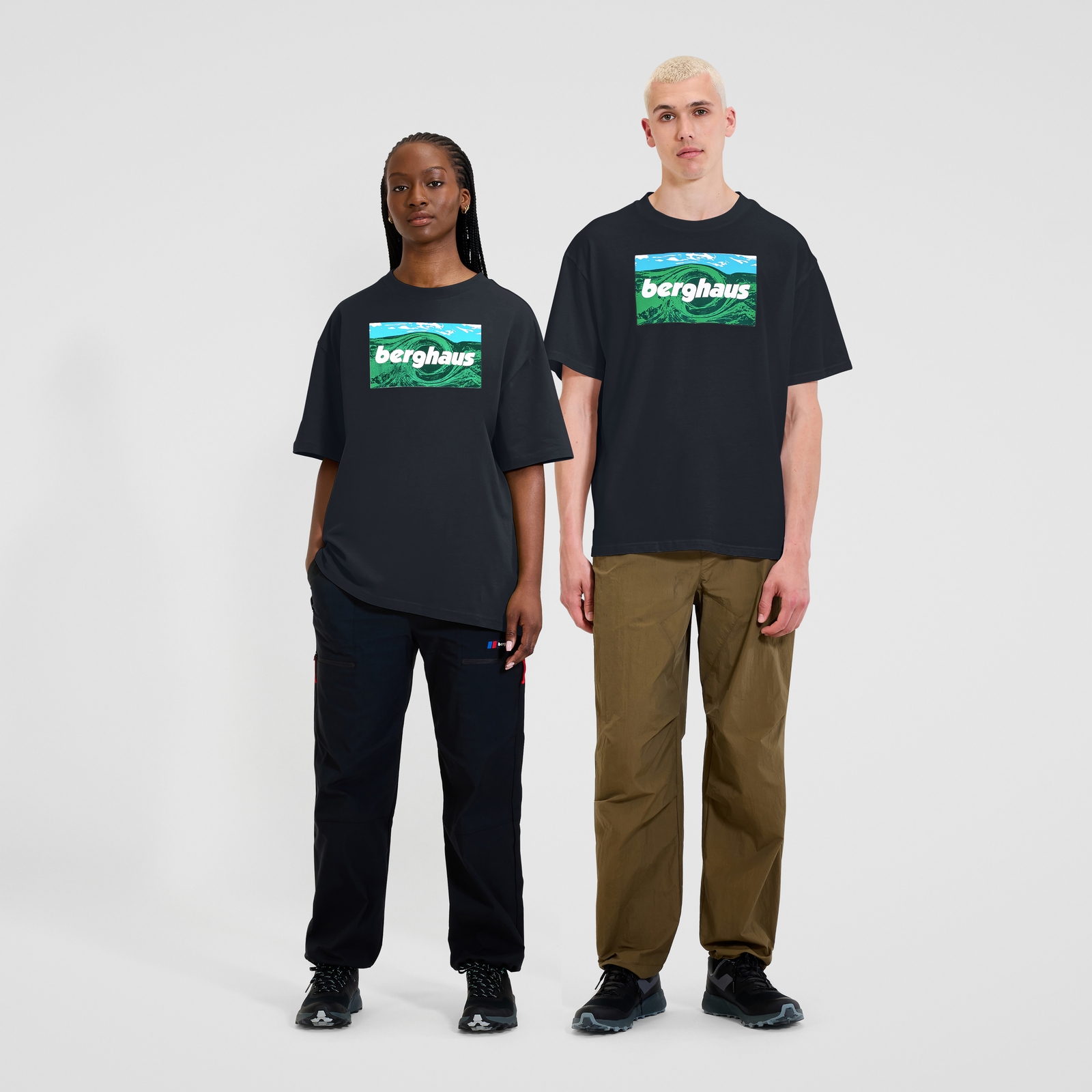 Image of Unisex Twisted Skies Tee - Black