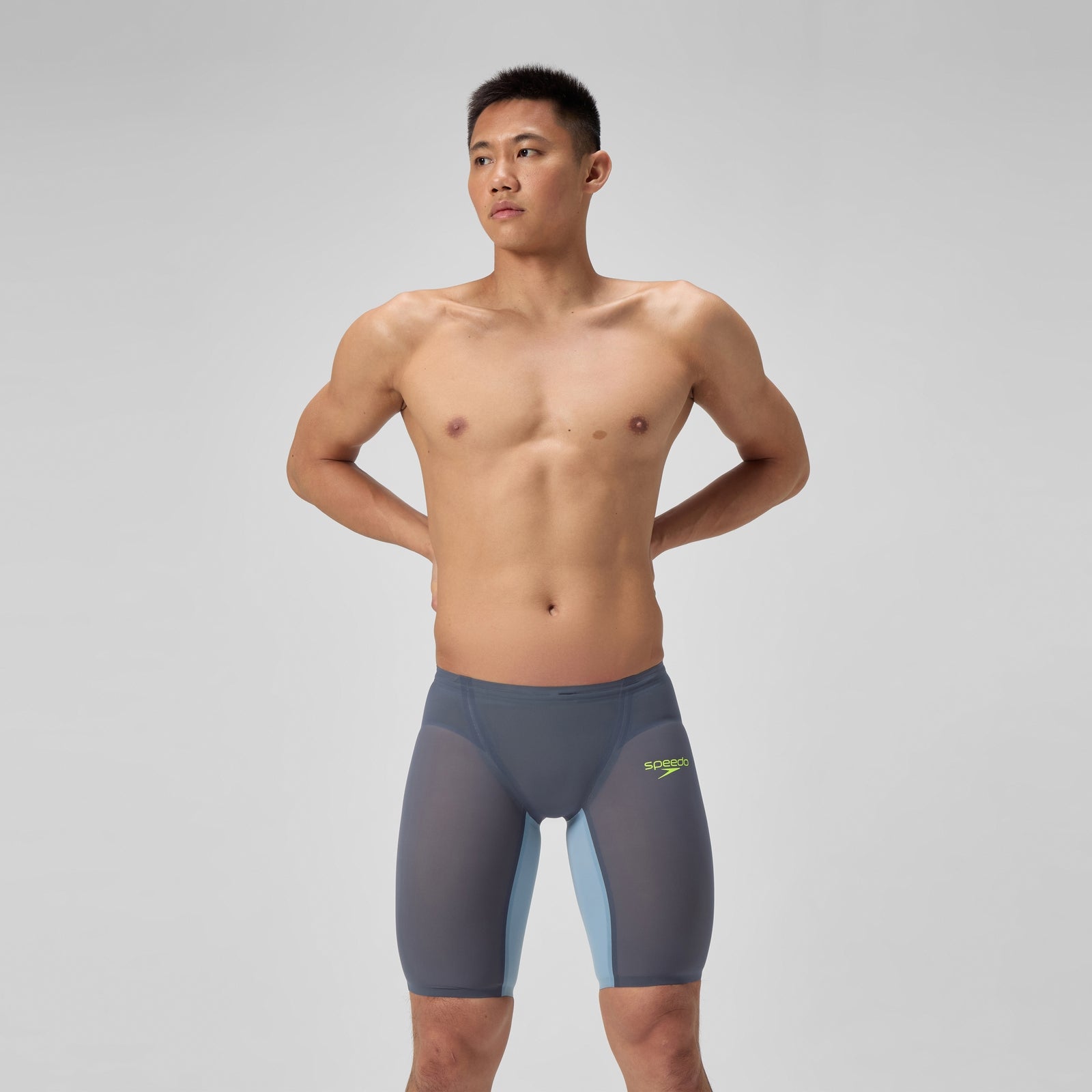 Herren Fastskin LZR Pure Valor 2.0 Schwimmhose Grau/Blau