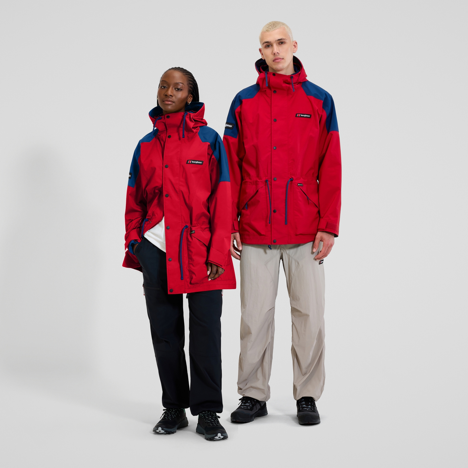Unisex Meru Mountain Gore-Tex Jacket - Red/Blue Unisex Meru Mountain Gore-Tex Jacket - Red/Blue