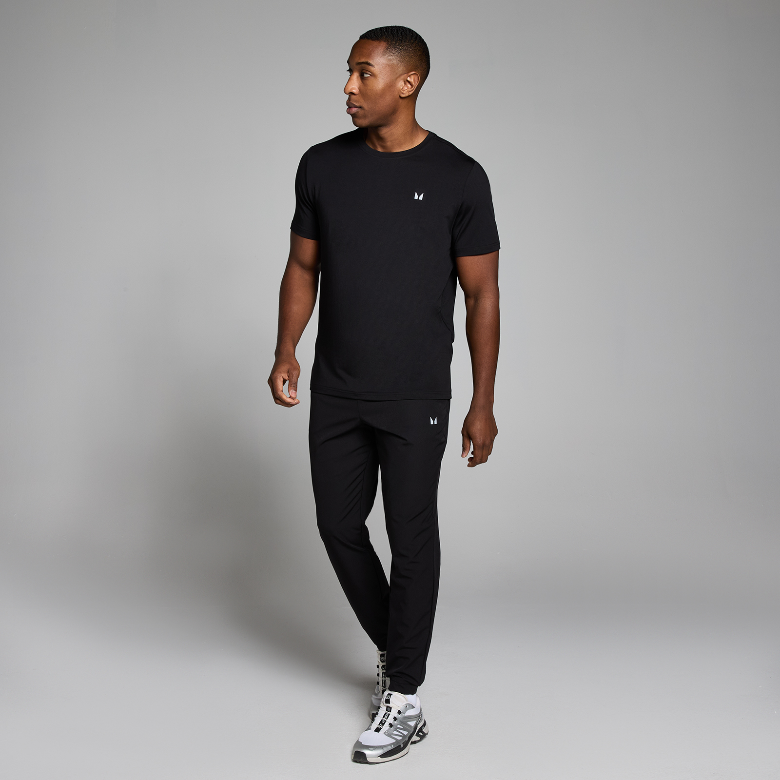 Thumbnail - MP Herren Active Gitter-T-Shirt – Schwarz - XL