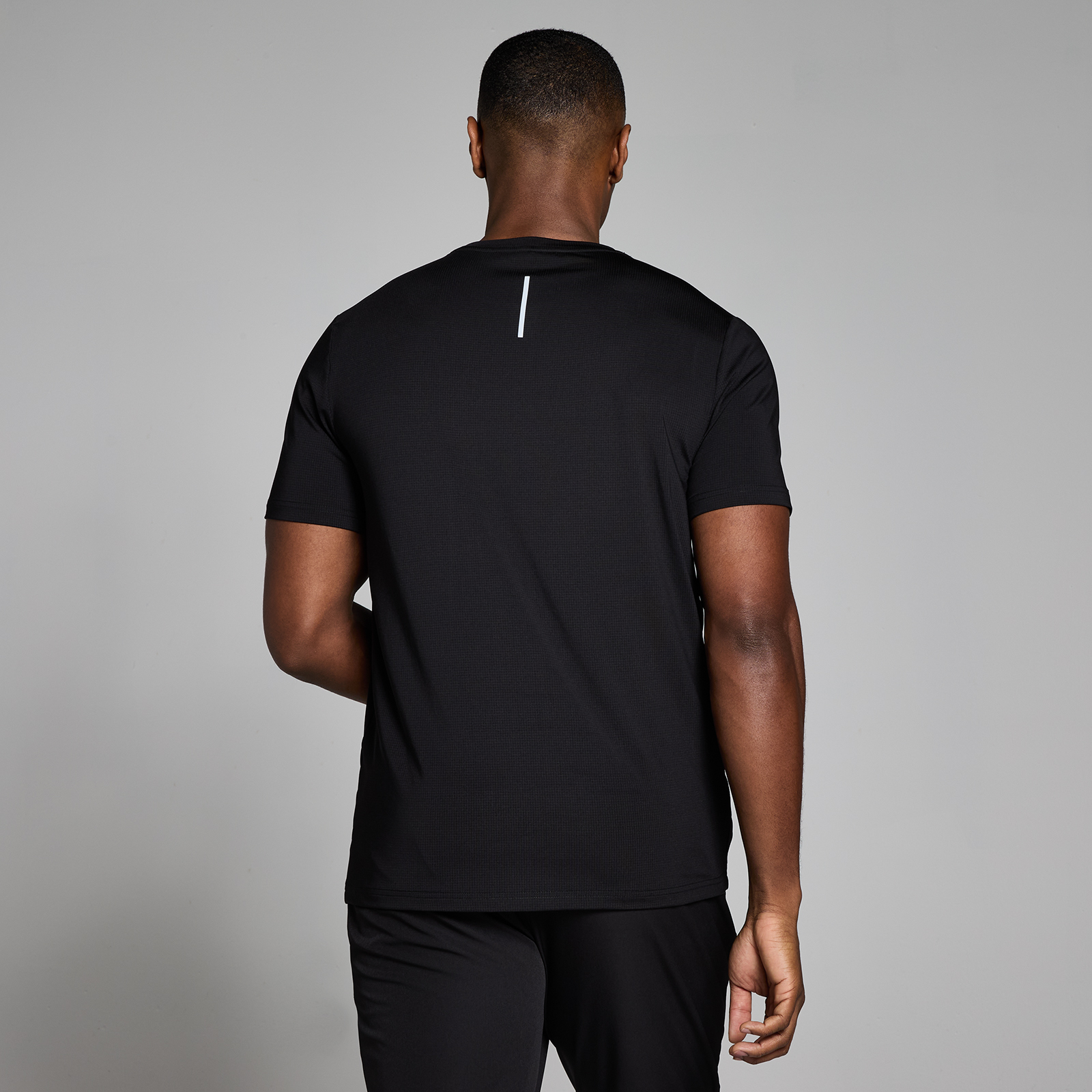 MP Herren Active Gitter-T-Shirt – Schwarz - XXL