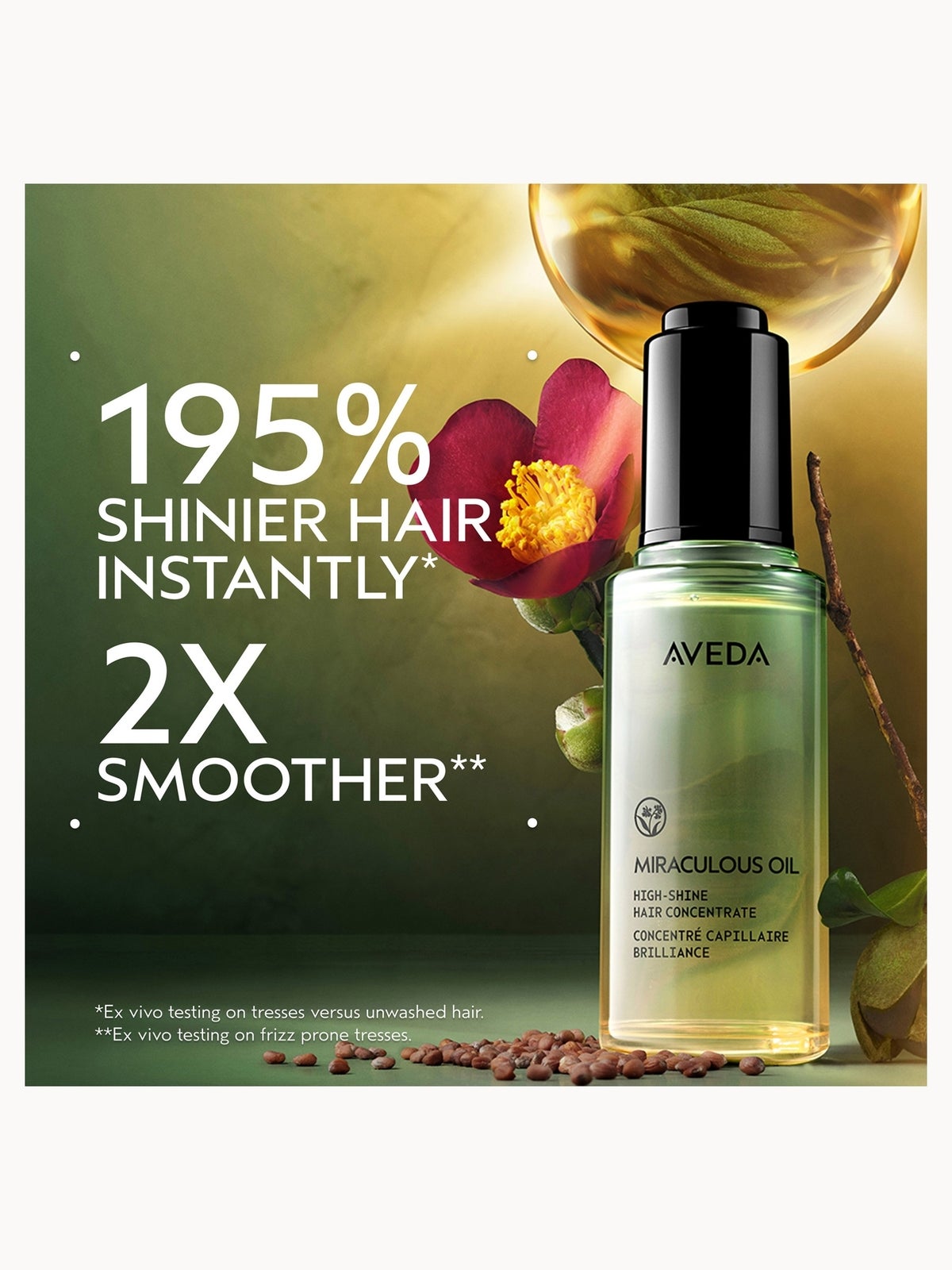 Aveda Miraculous Oil High Shine Hair Concentrate 50ml 2