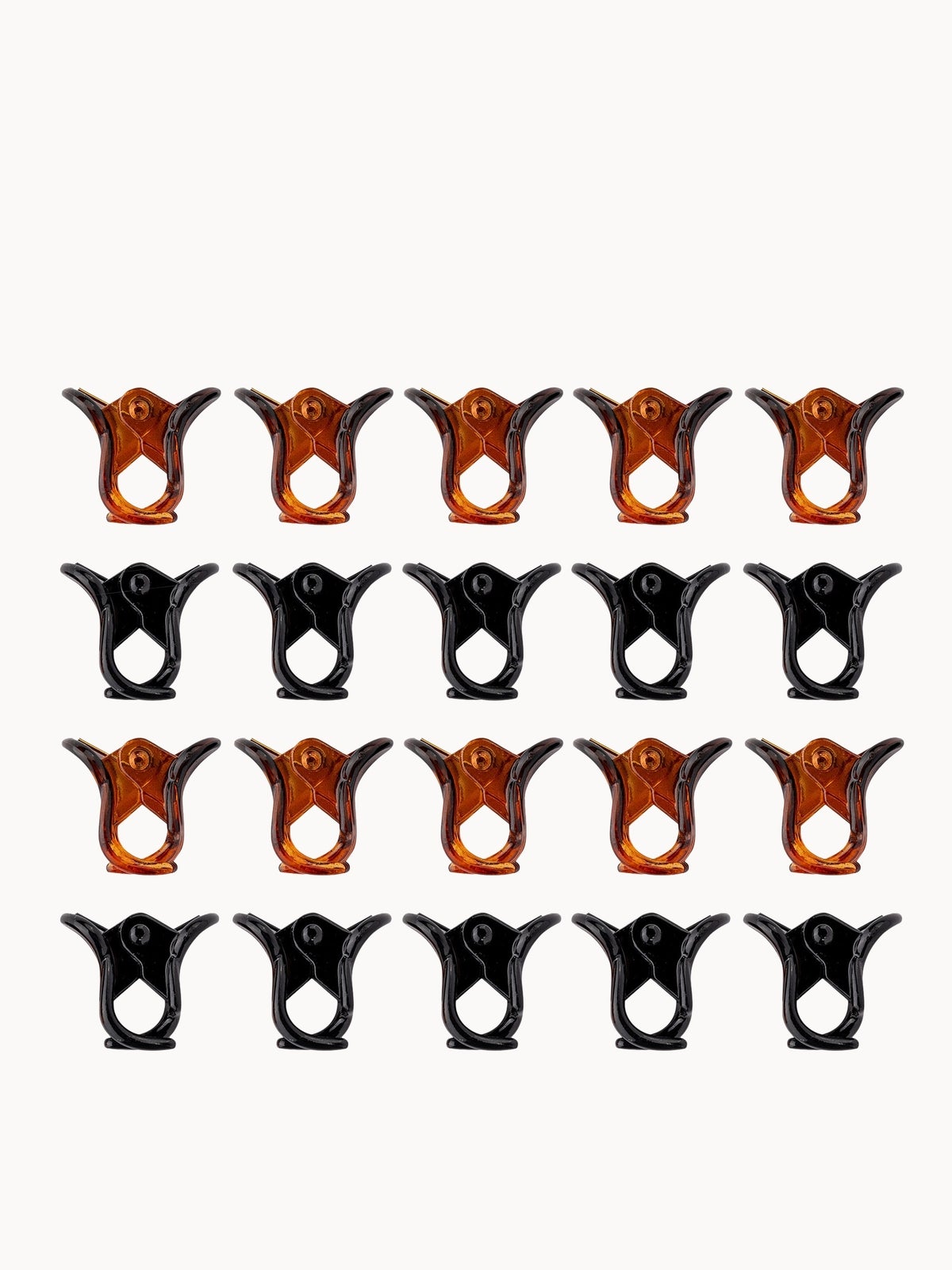 brushworks Mini Claw Clips - 20 Pack 2