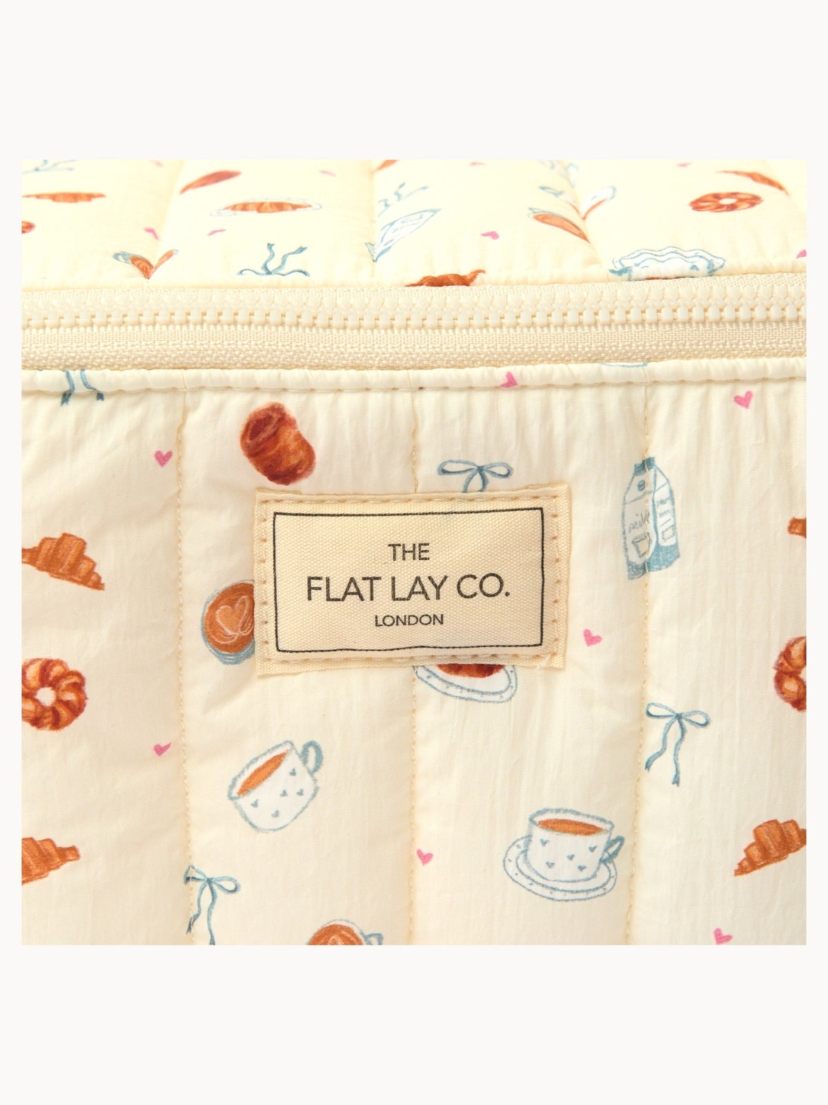 The Flat Lay Co. Marshmallow Flat Lay Makeup Box Bag - Patisserie 4