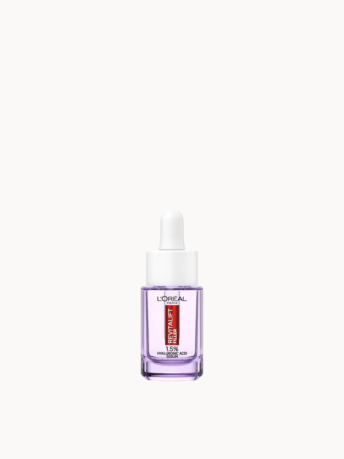 L'Oréal Paris Revitalift Filler Serum, 1.5% Pure Hyaluronic Acid, High Molecular and Micro Hyaluronic acid, Replumping and Hydrating, 15ml