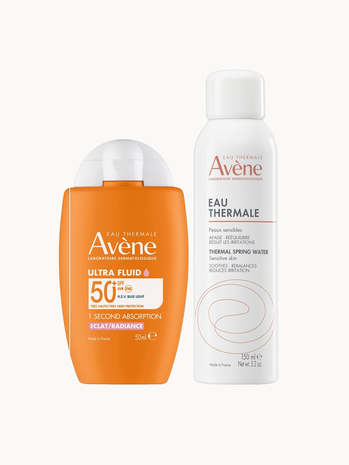 Avène Fluid Radiance and Thermal Water Bundle