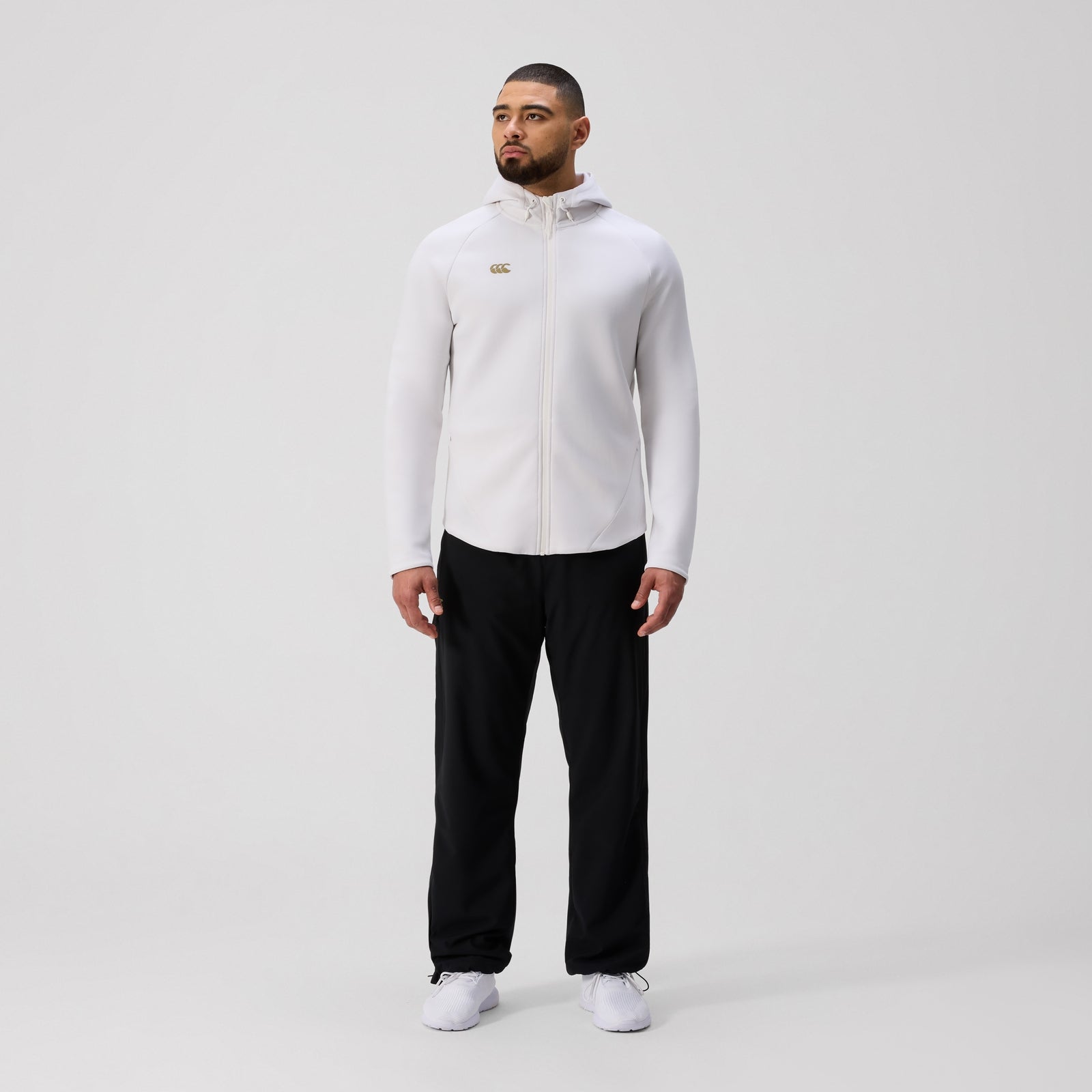 Mens Everest Full-Zip Hoodie White
