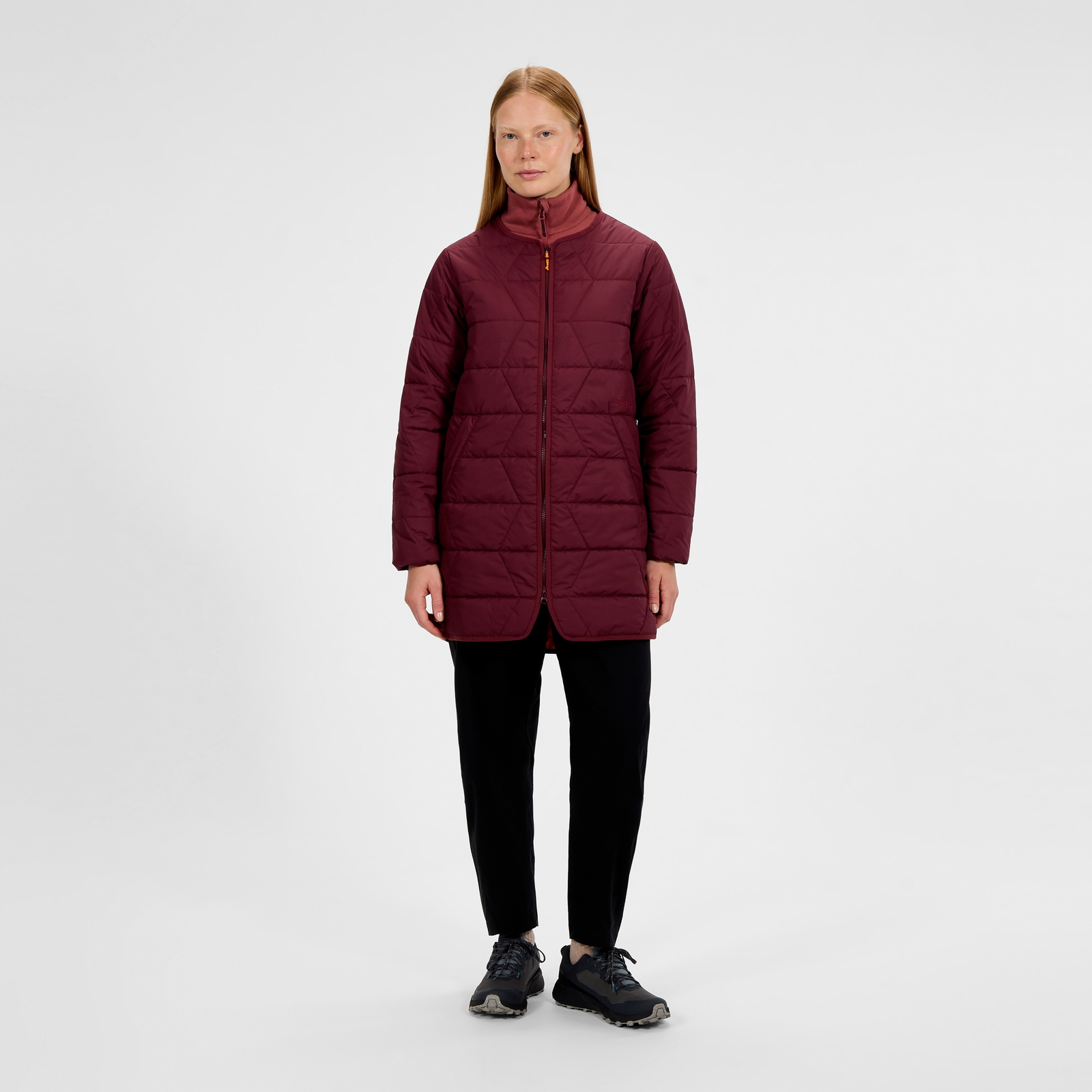 Image of Women's Netherdene Quilted Jacket - Red