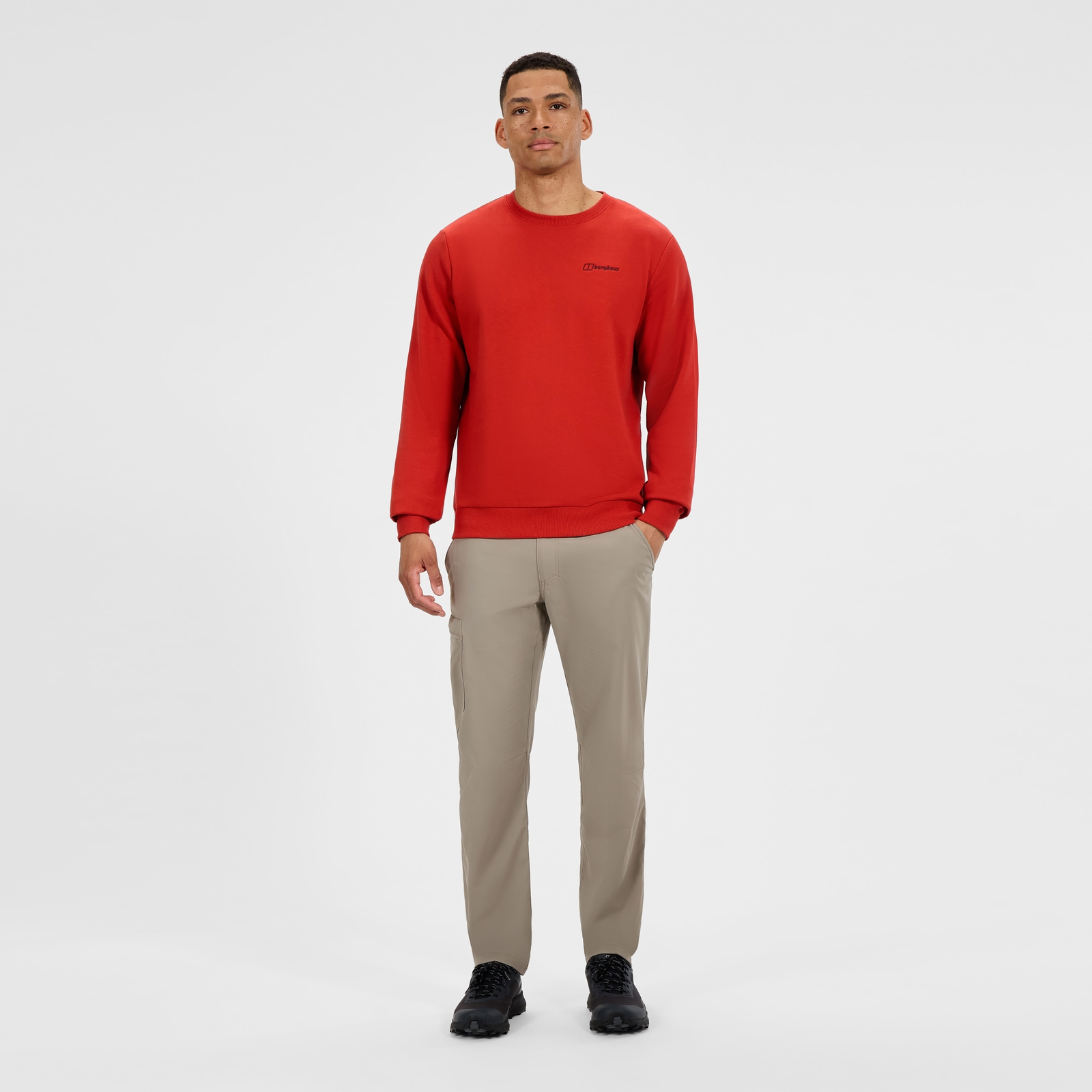 Image of Men's Logo Crew Light jumper - Orange